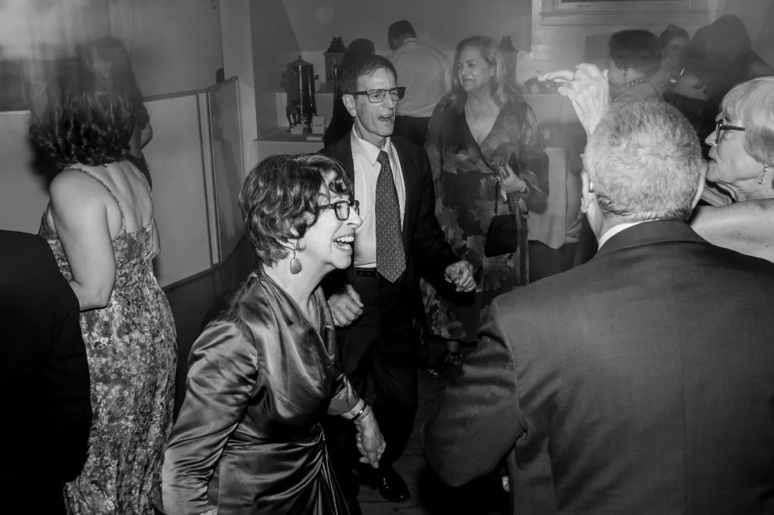 Wedding guests enjoying the dance floor at Peconic Bay Yacht Club reception