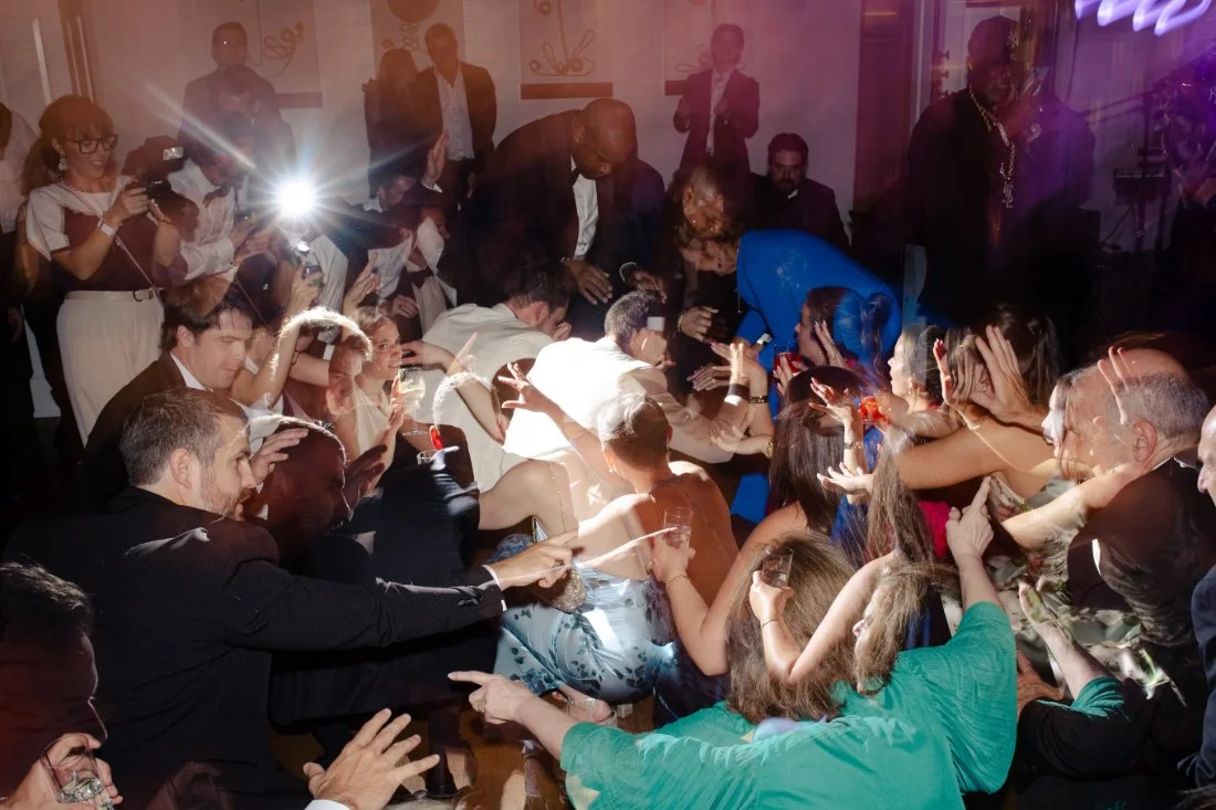 Guests dancing and celebrating late into the night at Peconic Bay Yacht Club