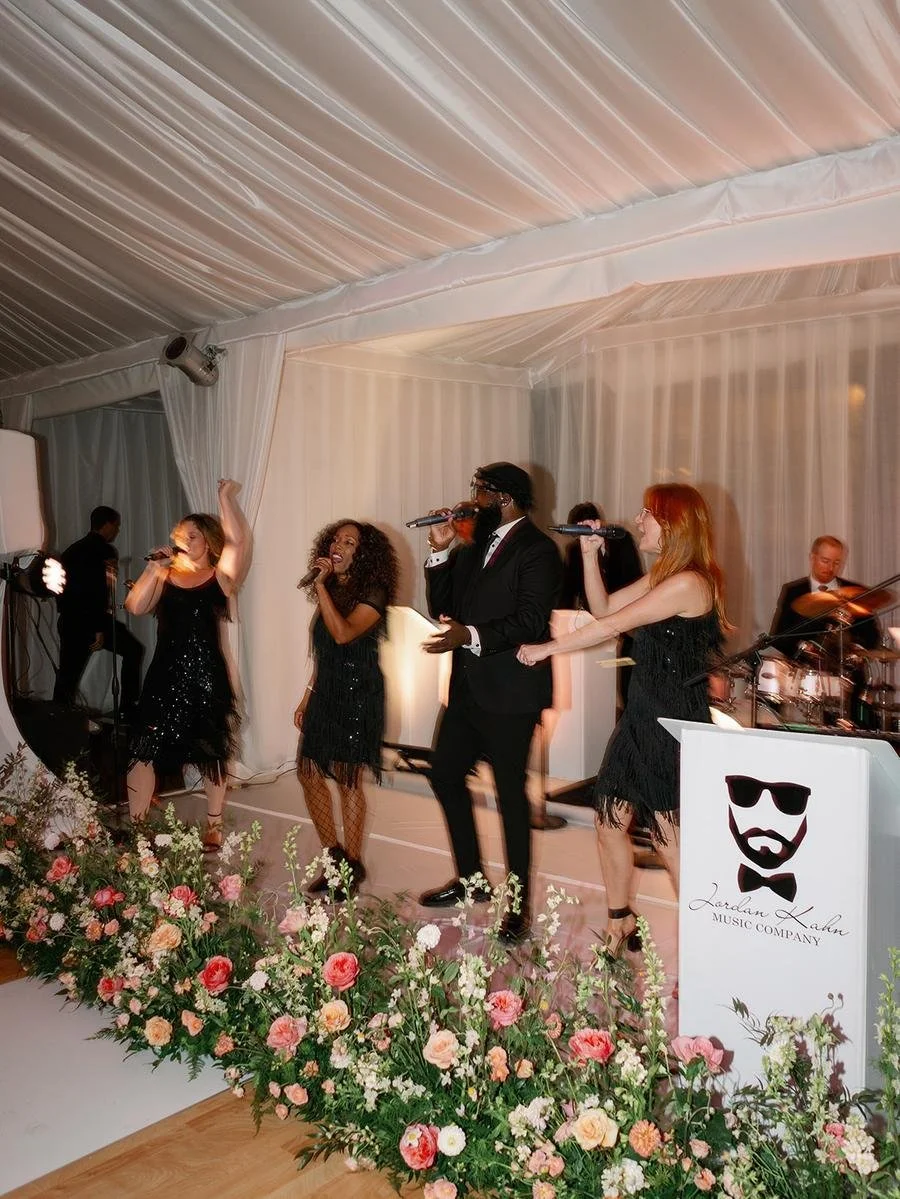 live band performance at the wainwright house wedding in New York 