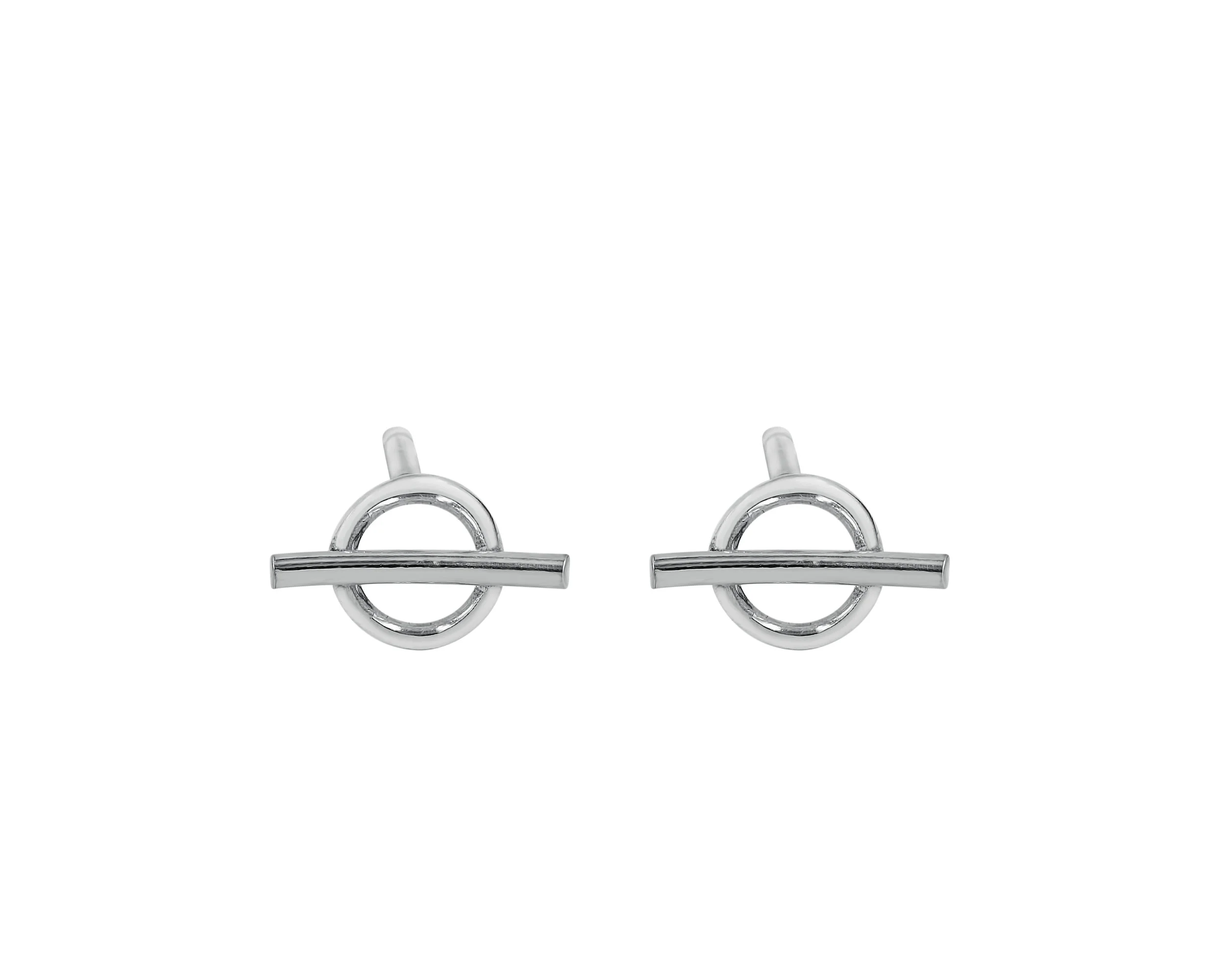 Tiny Orbit Studs-Metal Sugar Jewelry