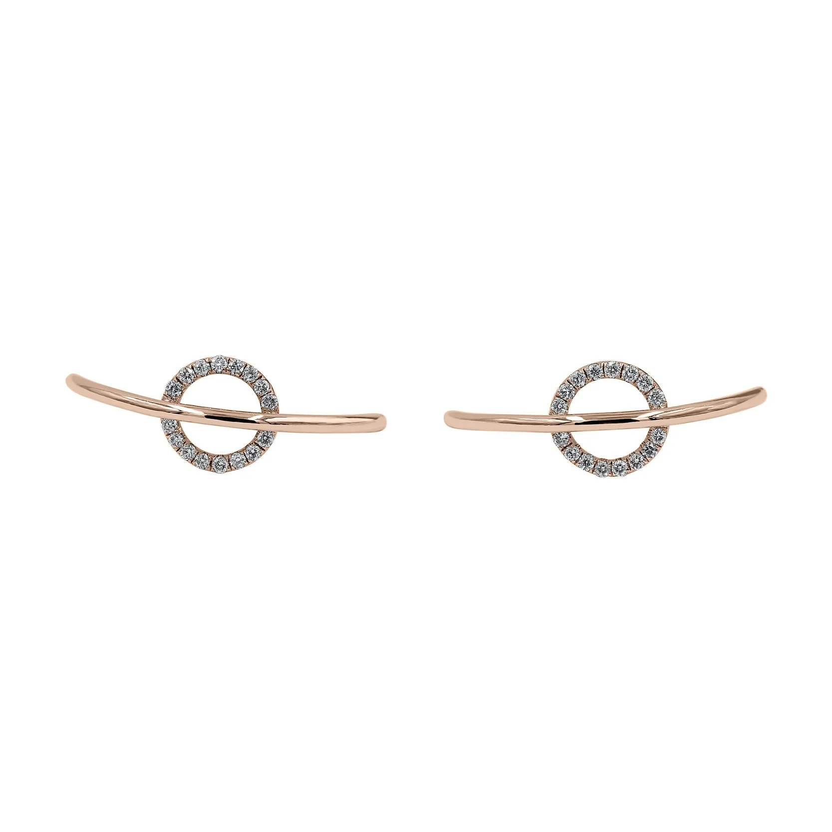 Diamond Orbit Lobe Cuff-Metal Sugar Jewelry