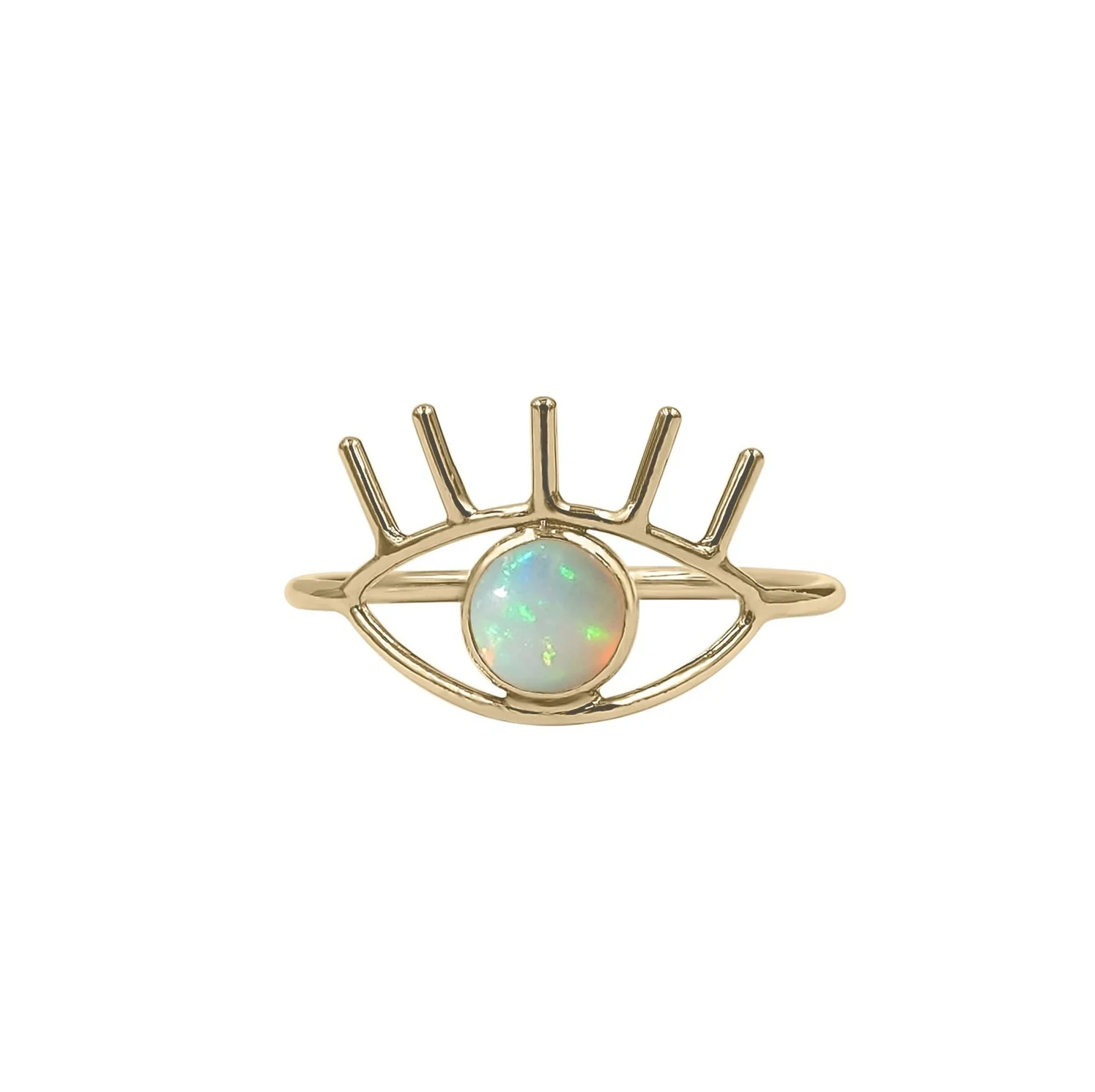 Protection Eye Ring-Metal Sugar Jewelry