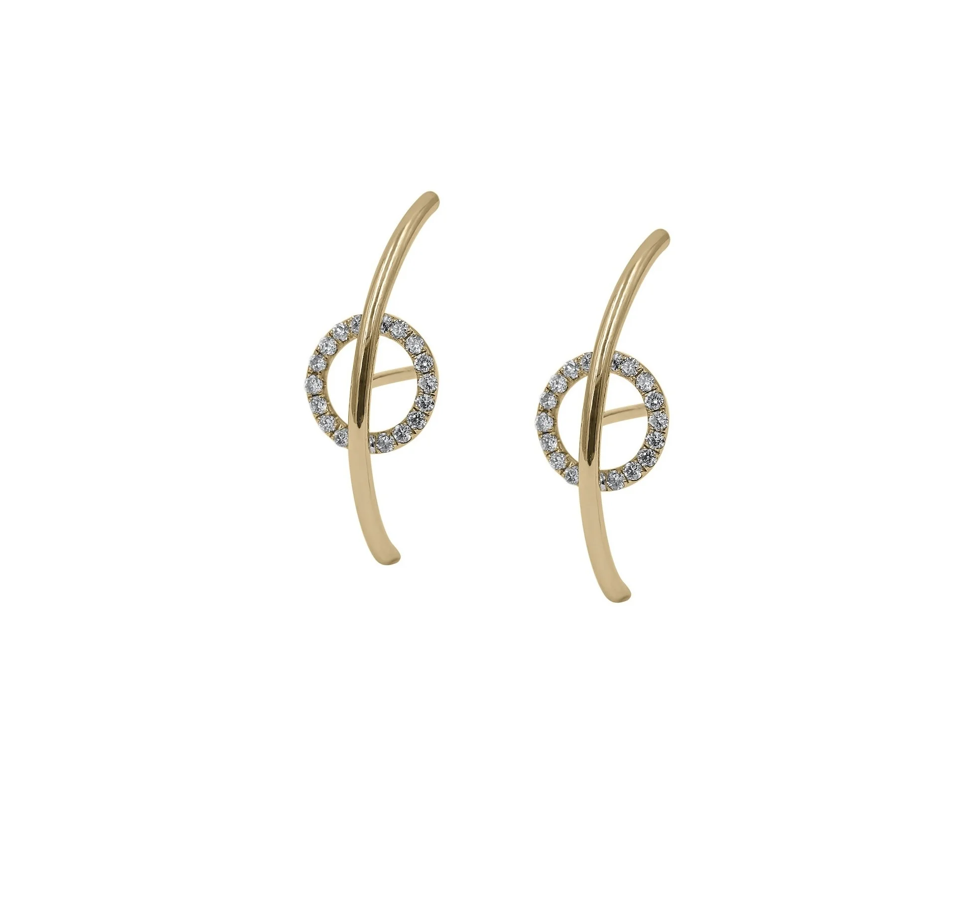 Diamond Orbit Lobe Cuff-Metal Sugar Jewelry