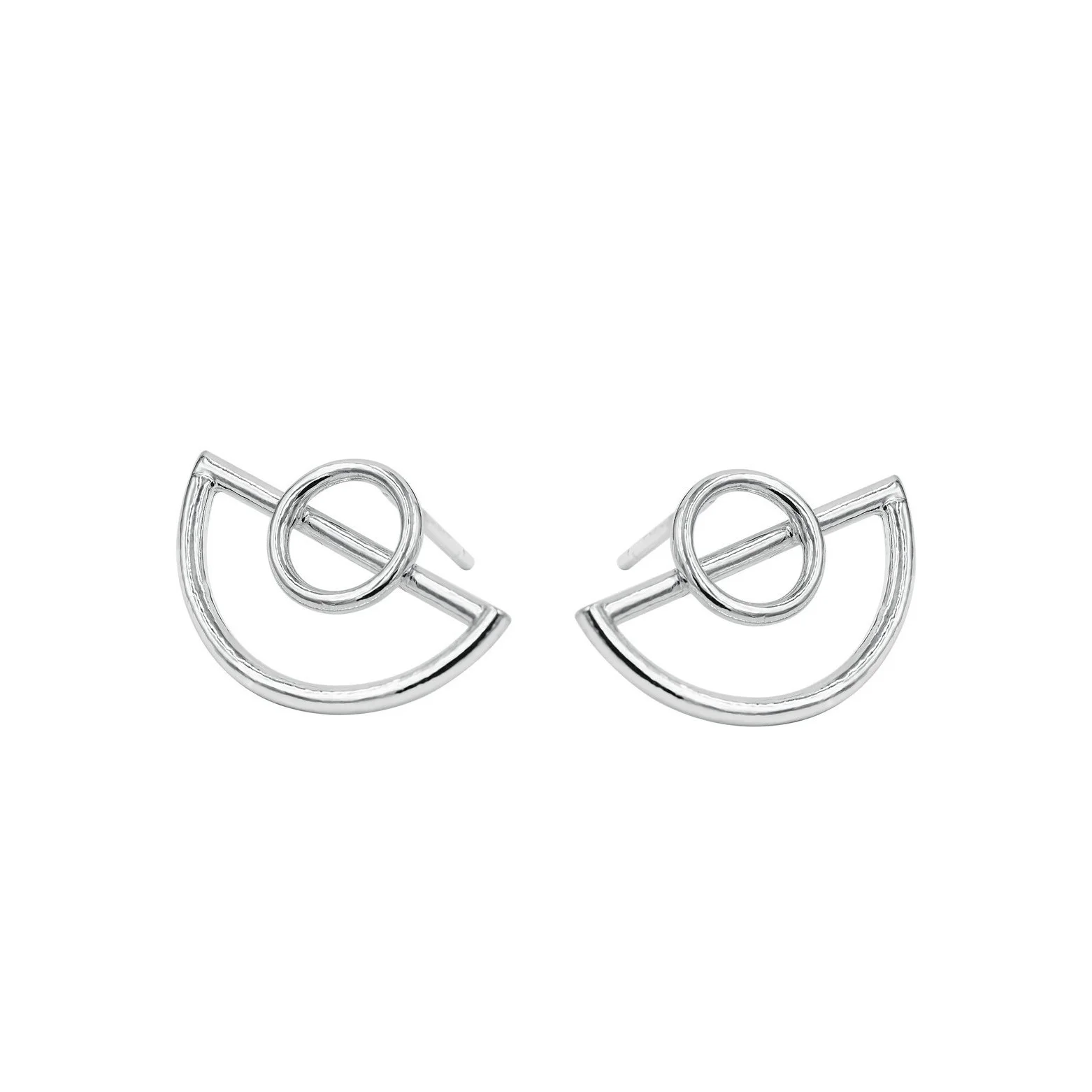 Orbit Studs-Metal Sugar Jewelry