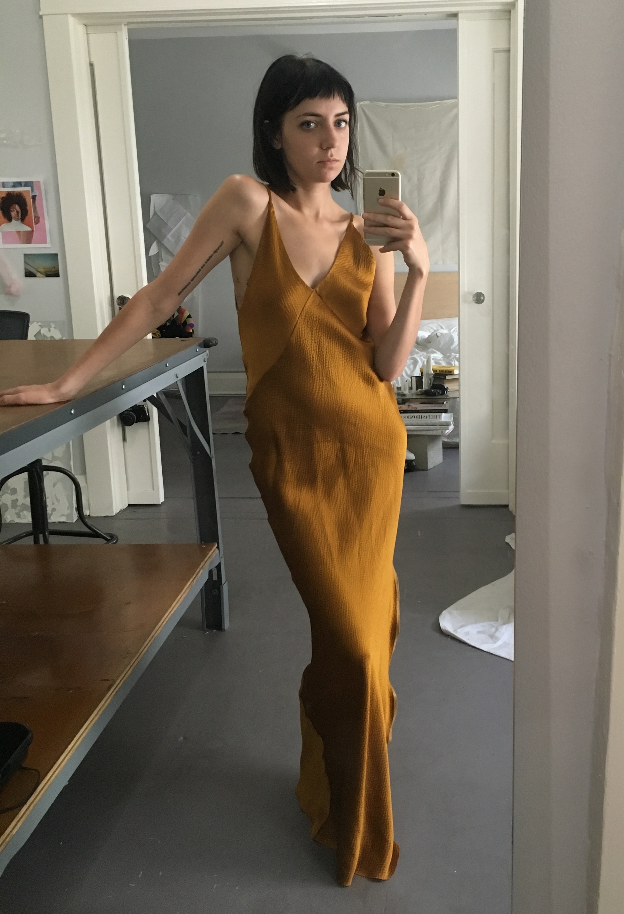 first attempt at bias draping