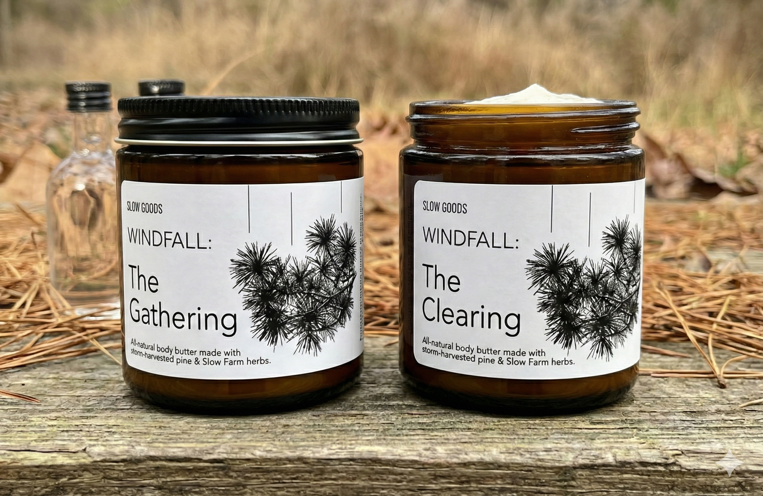 The Windfall: Storm-Harvested Pine Body Balms