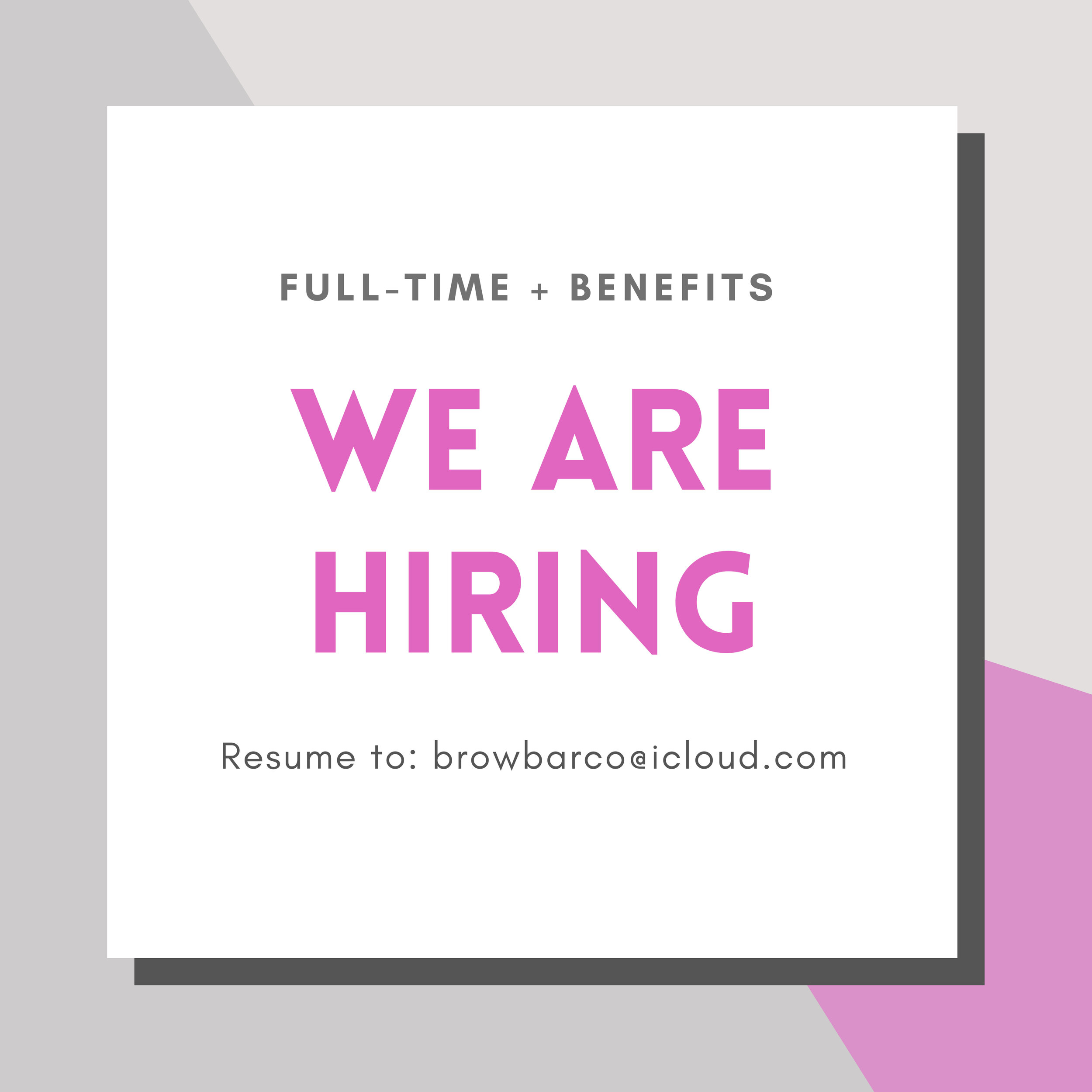 About / Careers — Brow Bar DC