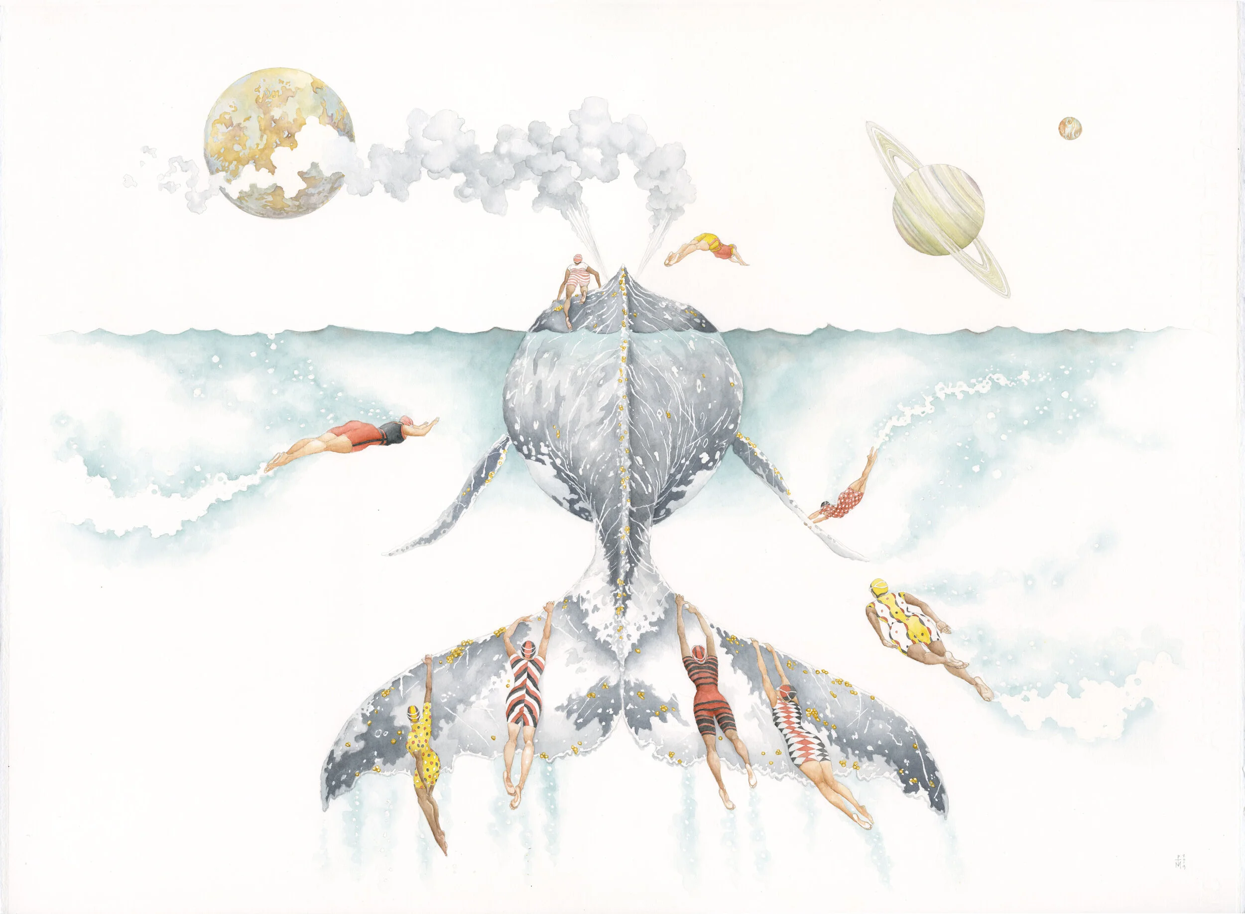 Paul Morstad | Satellites of Saturn 