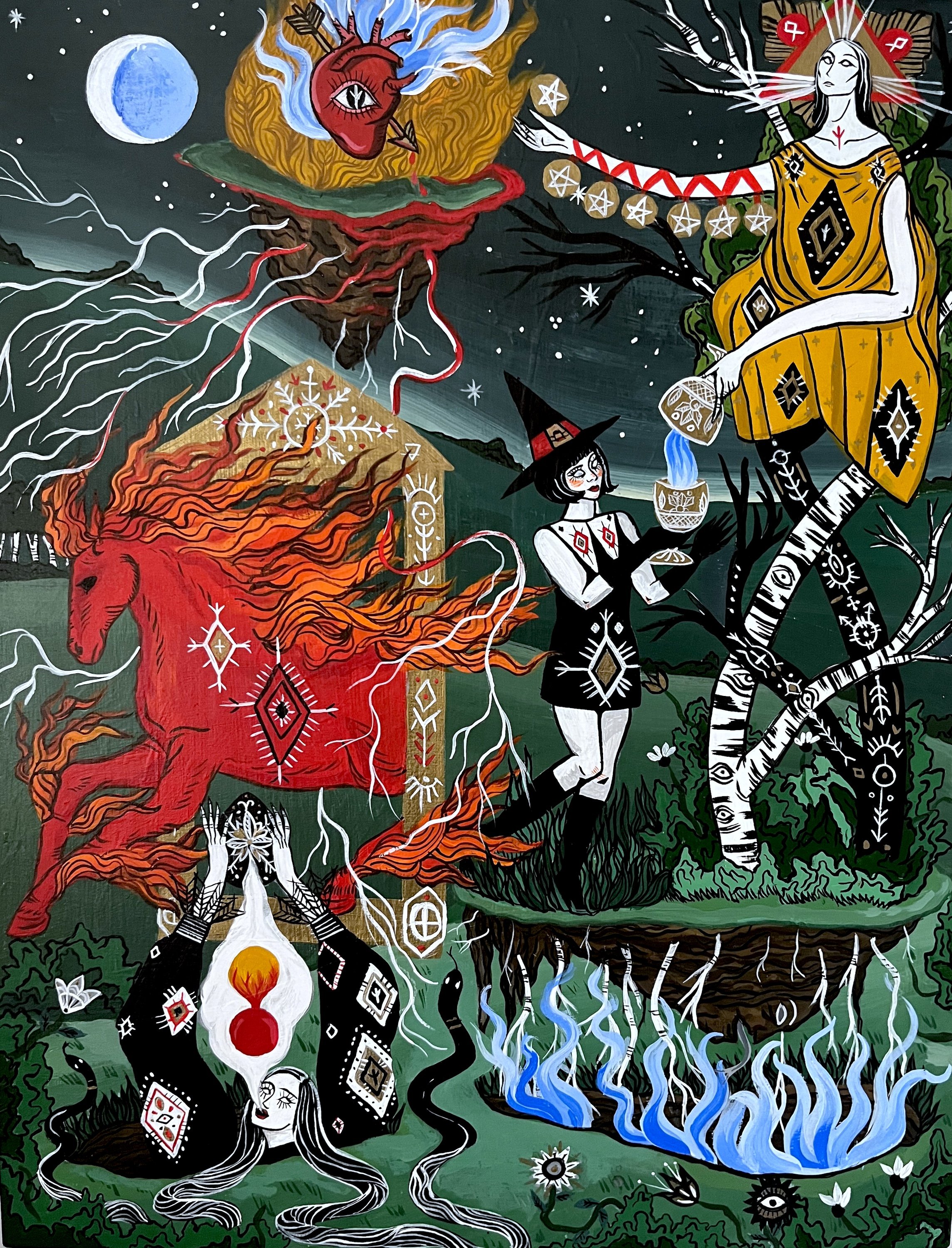 Jess Richter  | Alchemy of Pentacles and Cups in Bulyea Hills