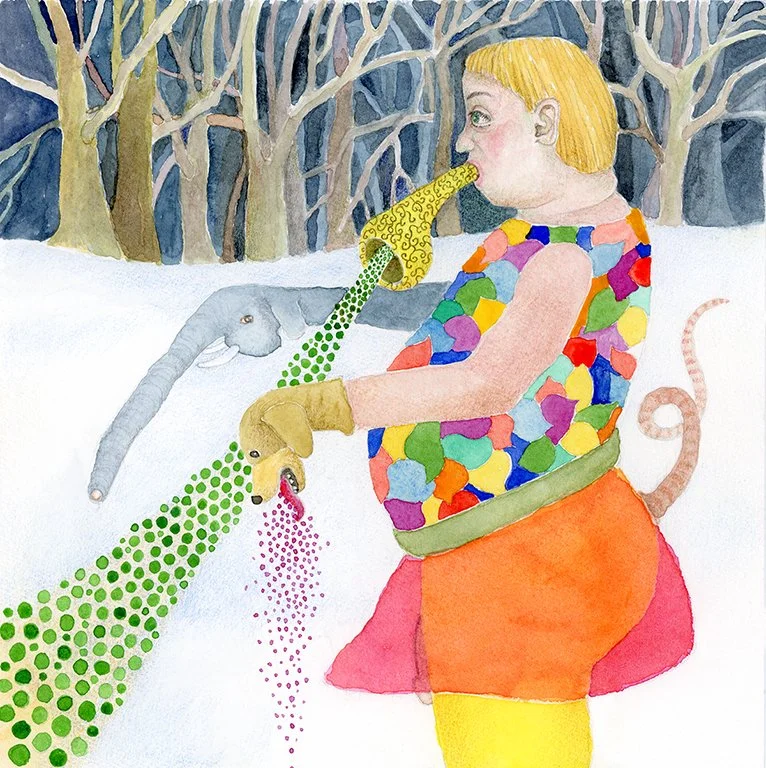 Diana Thorneycroft   | The Coloured Blouse