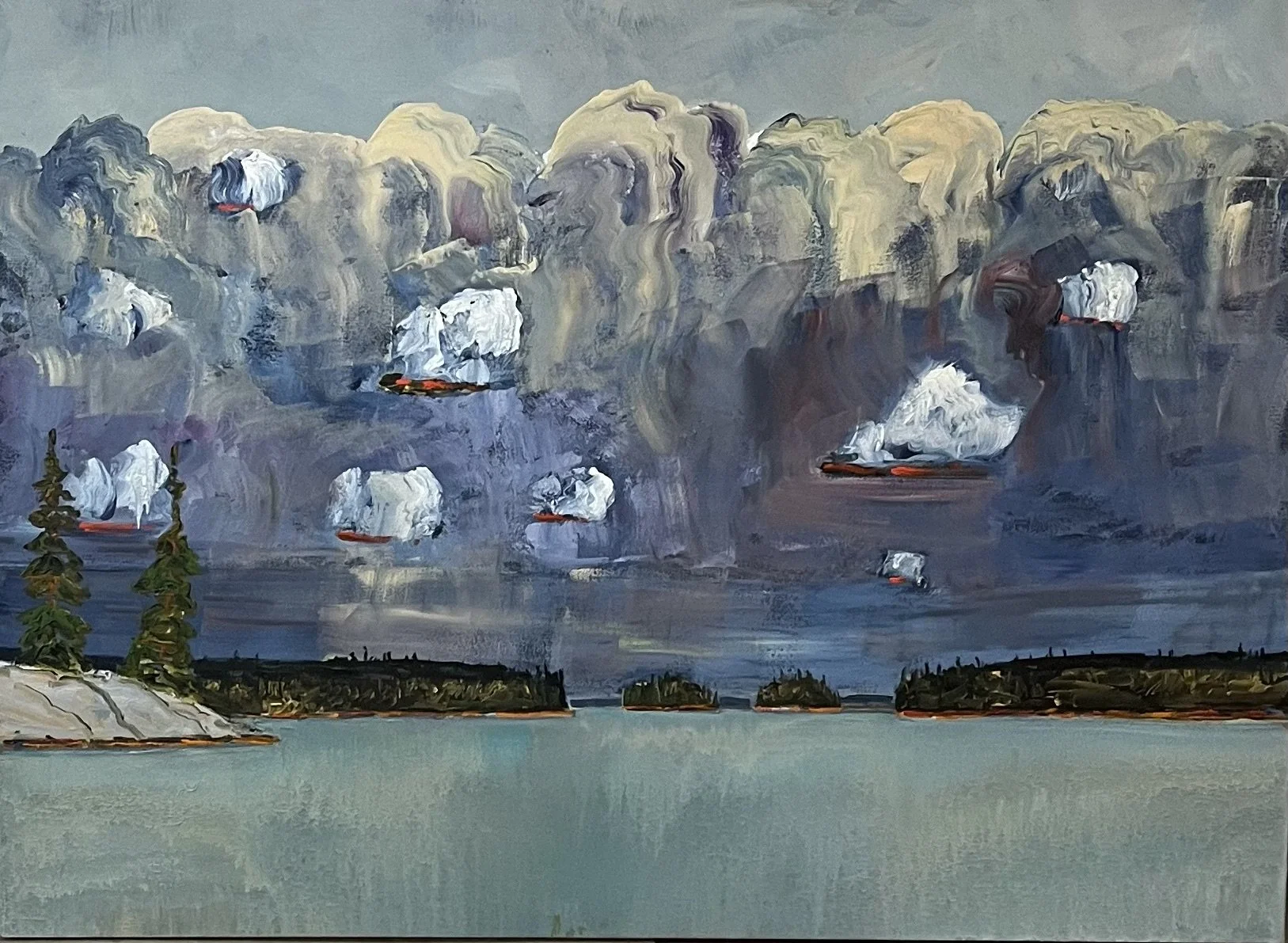 Greg Hardy  |  TWO TREES, MISTY RAIN