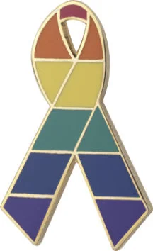 rainbow awareness ribbons, awareness ribbons