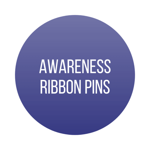 12 Enamel LAVENDAR Awareness RIBBON PINS epilepsy testicular cancer April lapel