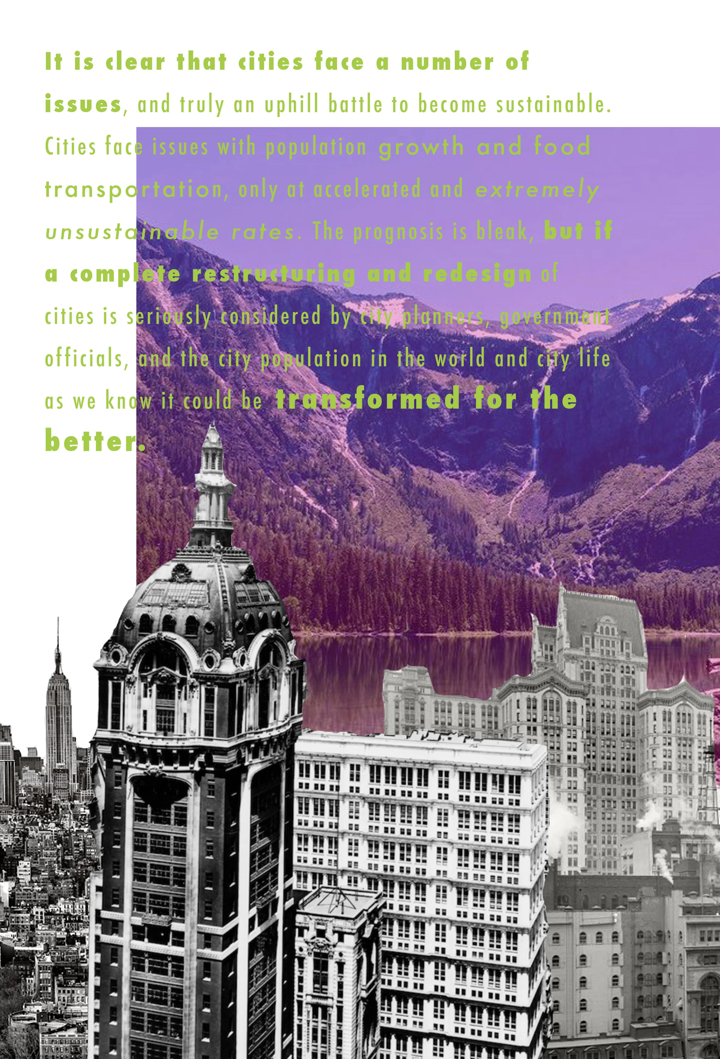Sustainability CollageHighlighting an excerpt of a piece I wrote for my Sustainability in Sydney class.