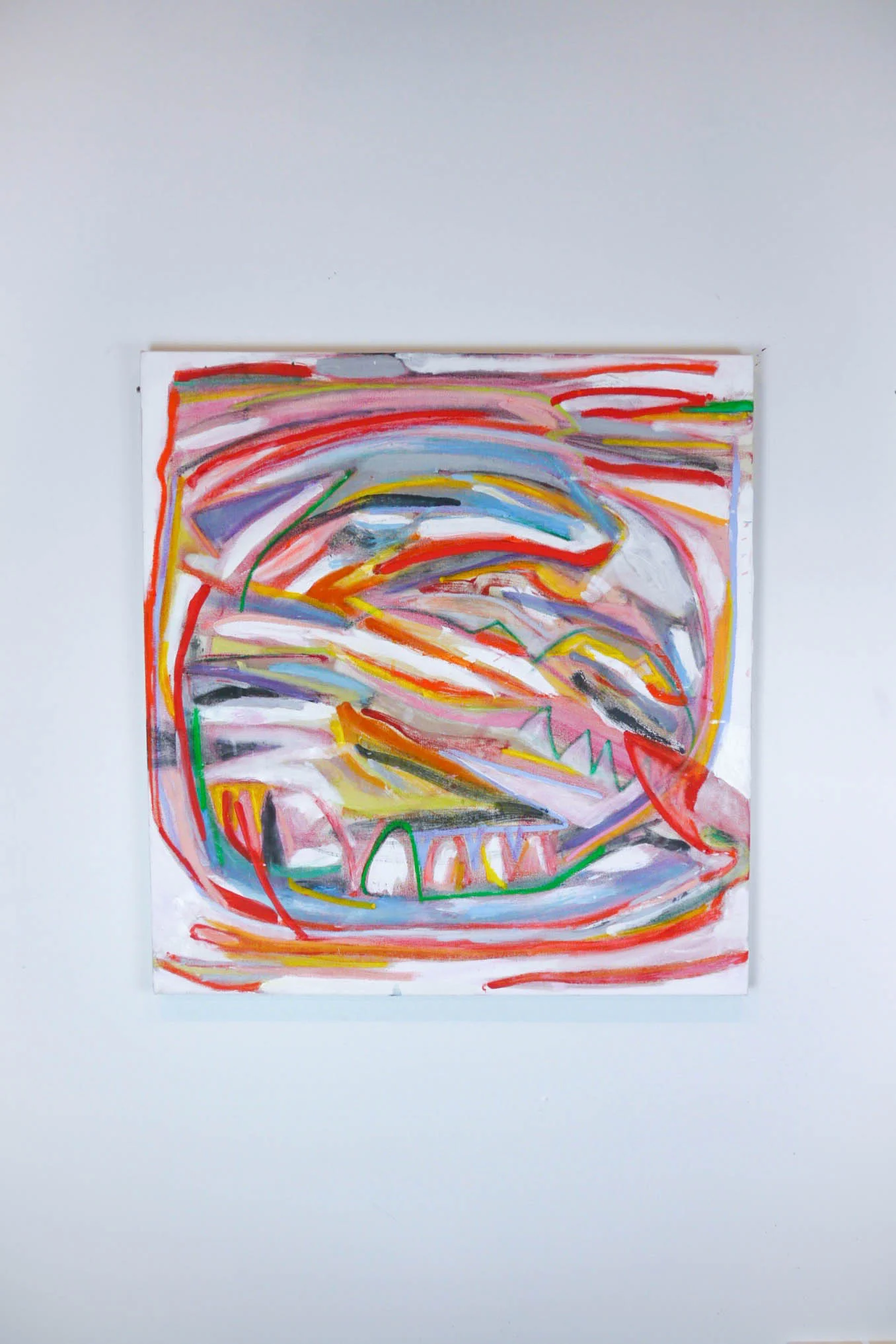  30 * 35"  Oil &amp; Pastel on canvas 