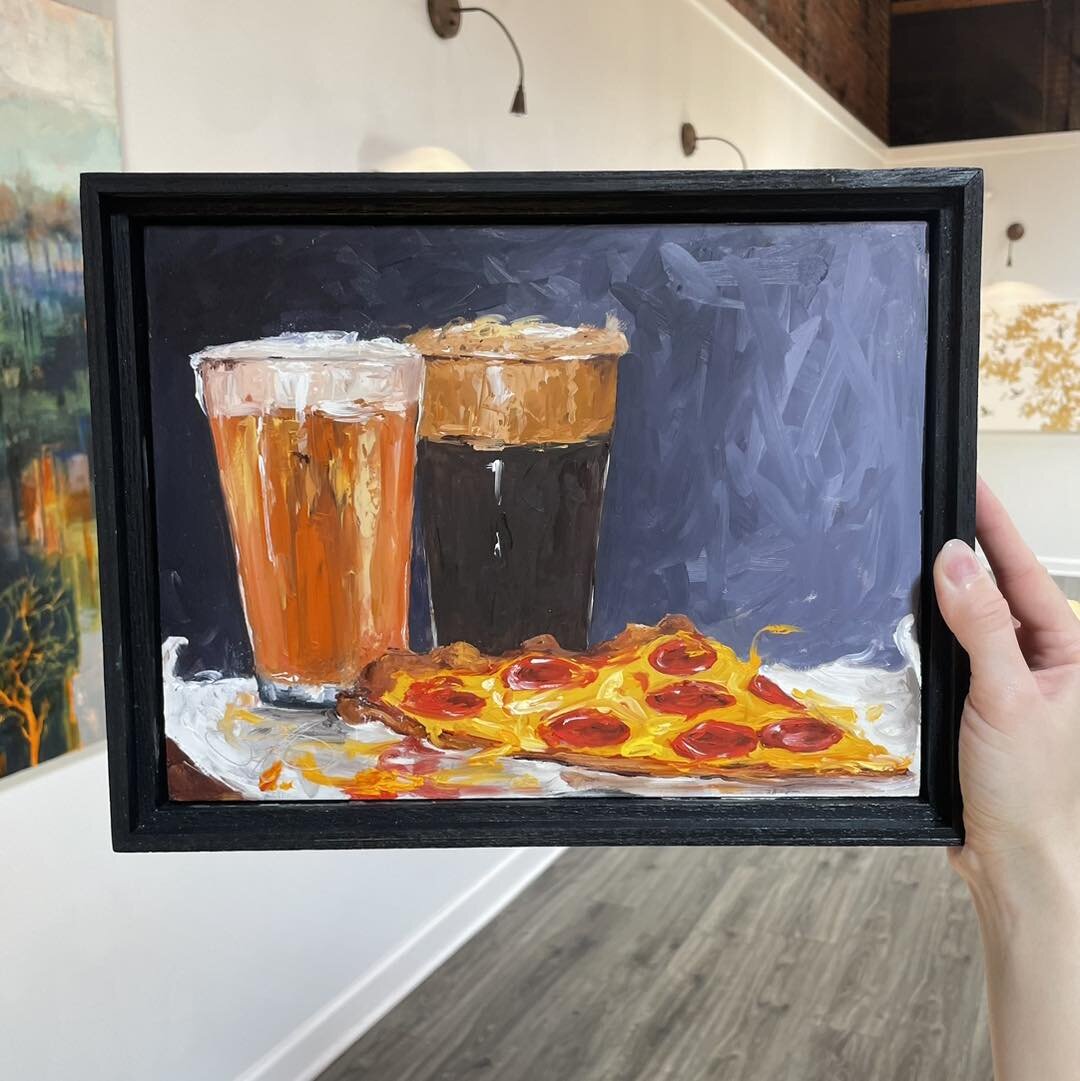 Happy Pi Day! It seems only fitting that we feature this work from resident artist Scott French 🍕