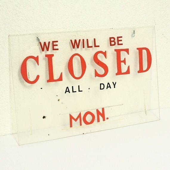 Just a quick announcement. Starting tomorrow May 25th, we will be closed on Monday&rsquo;s. This will be a temporary move as things slowly start to get back to normal. Thank you for hanging in there with us!