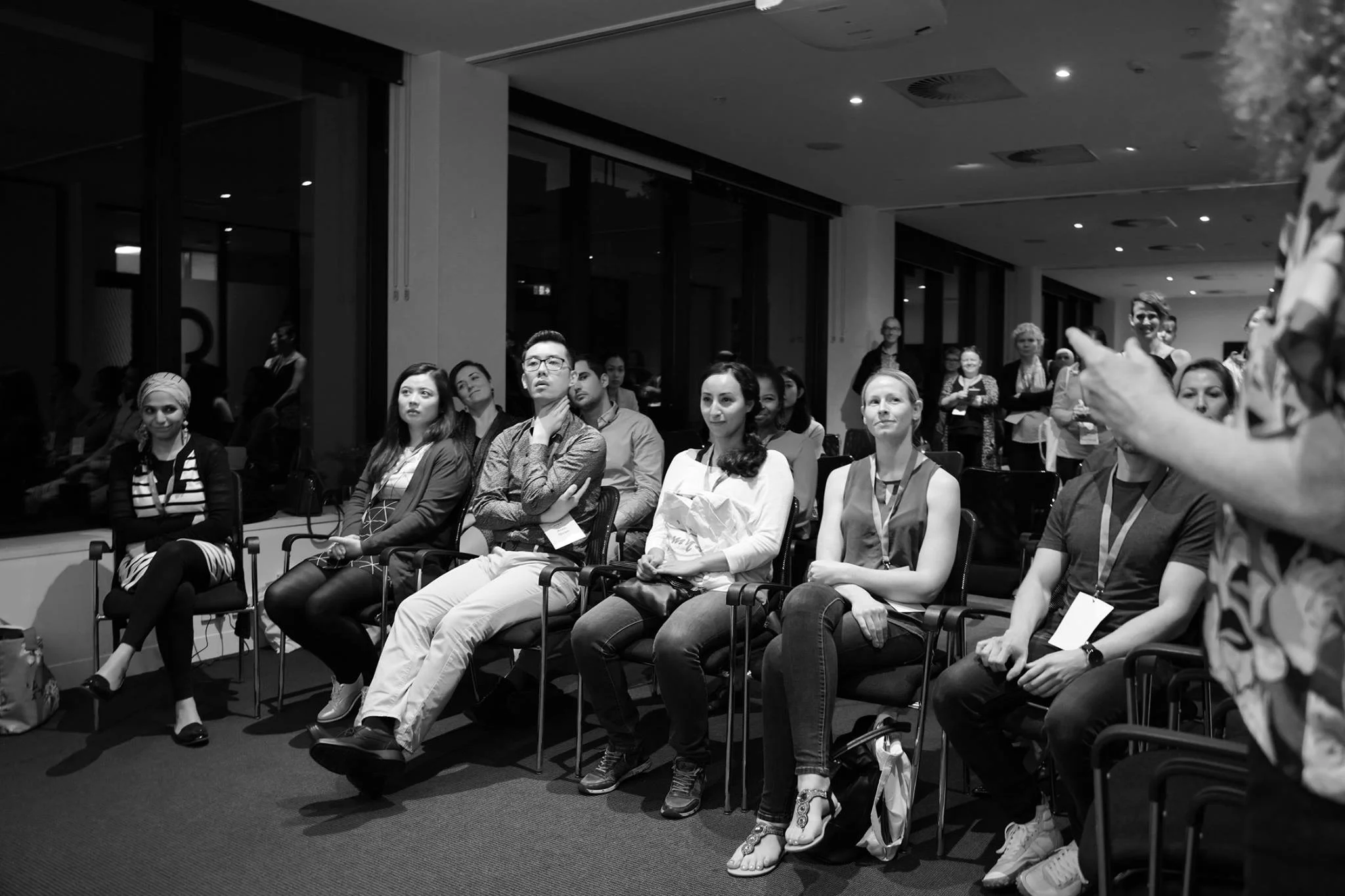 Practitioners from diverse fields Dental , Speech Pathology , Oral Myotherapy , body workers. In grey but not in any way drab !