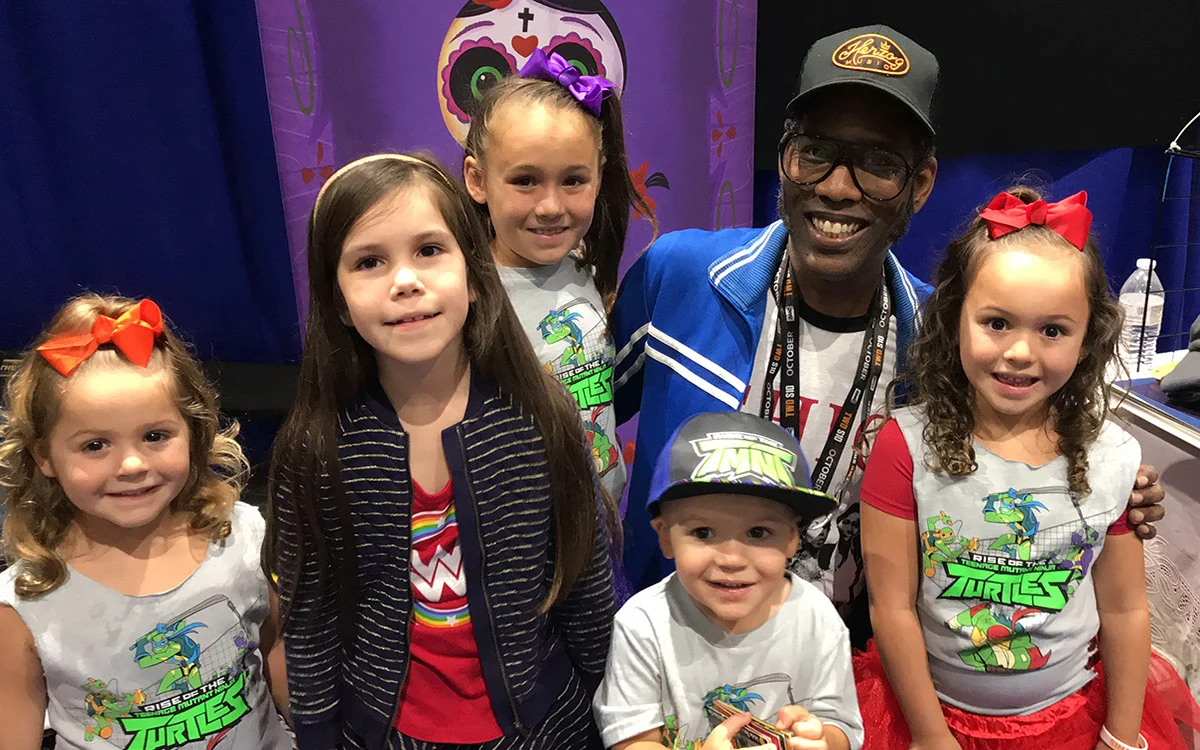 DJ Lance pops in for a surprise visit on Preview Night.