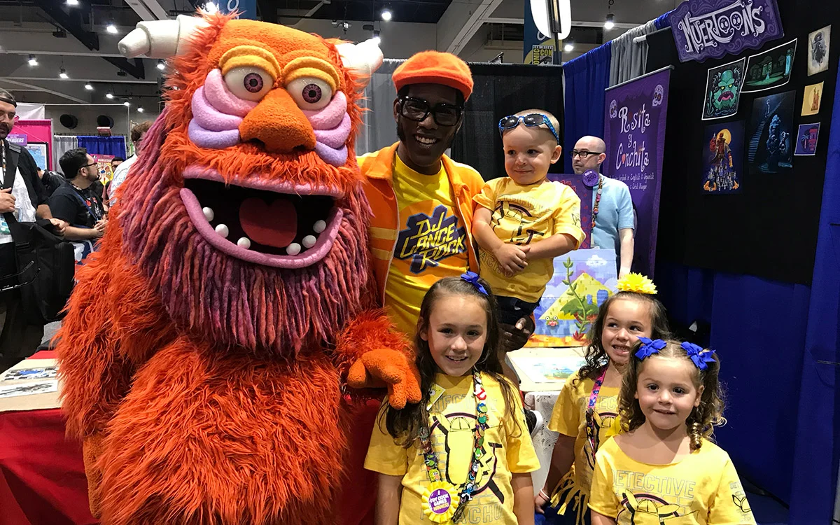 DJ Lance brought his new friend Cecil to visit the gang.