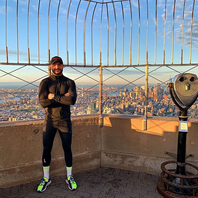 Buzzing from this mornings workout on top of the @empirestatebldg. Next Tuesday I am taking part of the annual @empirestatebldg Race ( 86 flights) and we kick off our @hpltraining weekend with  something very special as well. Truly thankful these opp