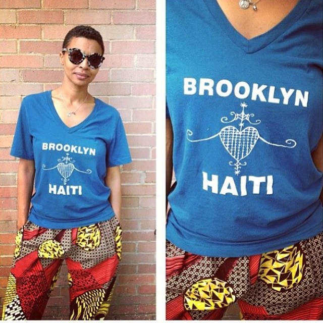 NEW REWARD!!! Get your &quot;Brooklyn Loves Haiti&quot; t-shirt! M&egrave;si anpil Atibon Legba! Donate today: http://kck.st/1kbUkJu 
#carolinesweddingfilm #haiti #brooklyn