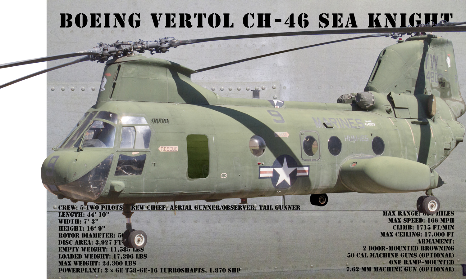 4 Resin & Photo Etch Set L'Arsenal Models 1/700 SIKORSKY CH-46 SEA KNIGHT 