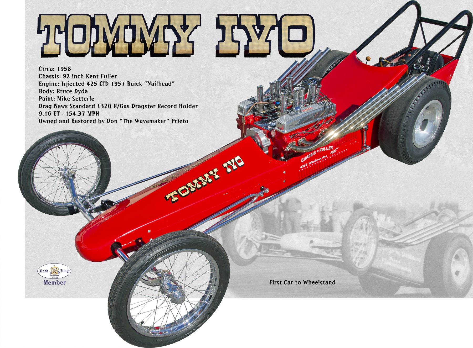 Tommy Ivo's First Dragster