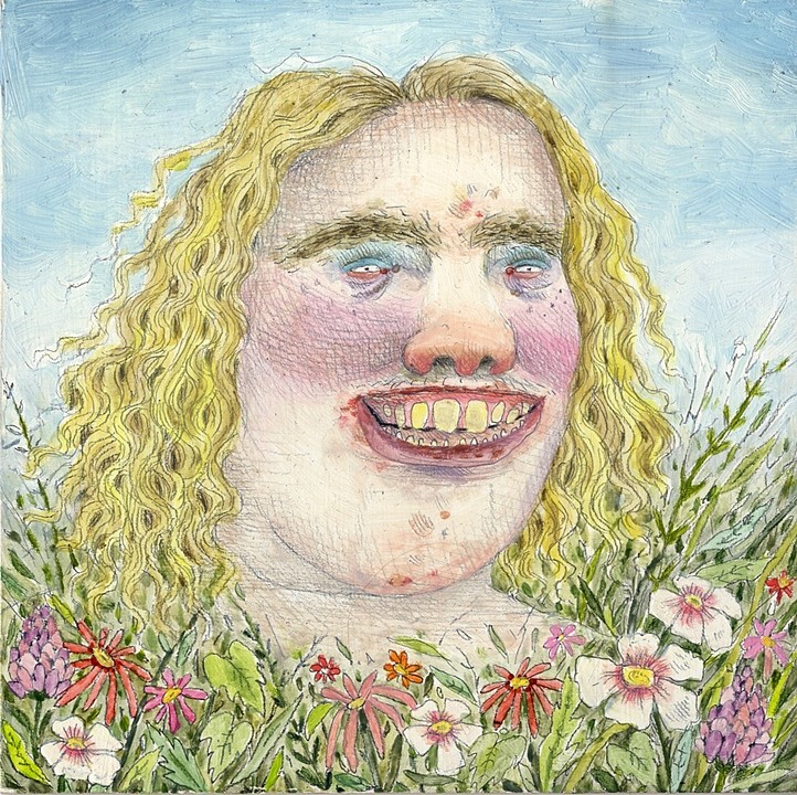  Rebecca Morgan  Bumpkin on Panel , 2011 Graphite and Oil on Panel 6 x 6 inches (courtesy of Asya Geisberg Gallery) 