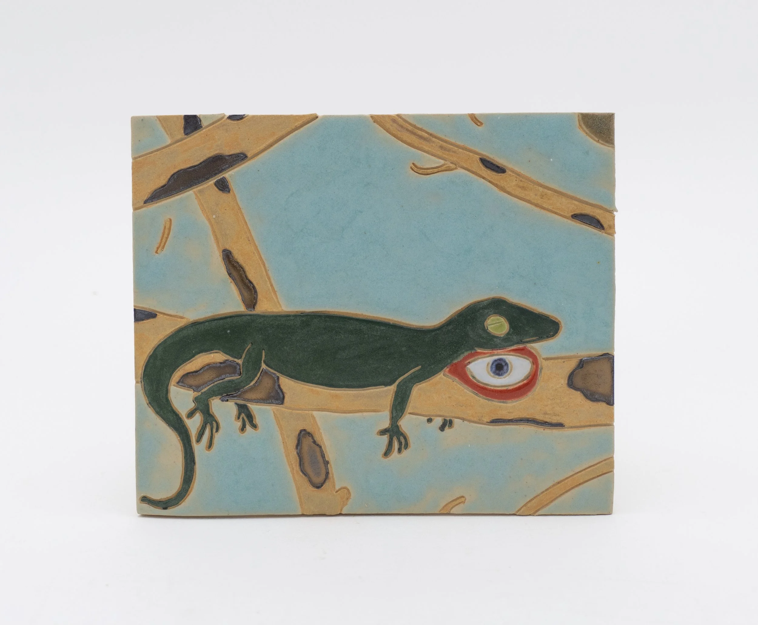 Lizard, 2025, Glazed ceramic, 5 x 5.75 inches.jpg