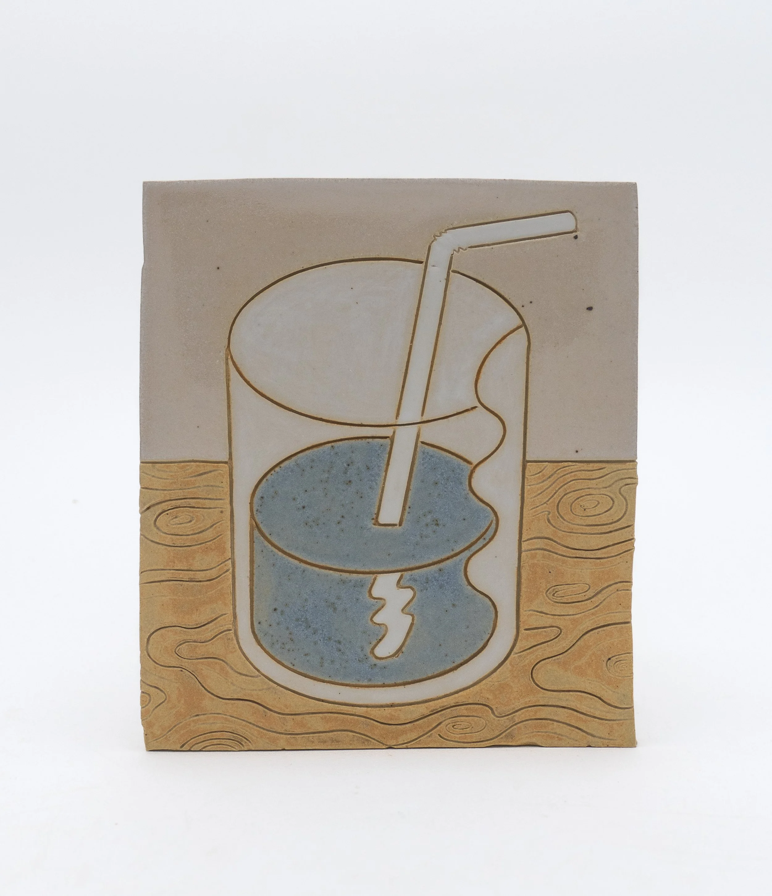 Glass of Water, 2025, Glazed ceramic, 6 x 5.5 inches.jpg