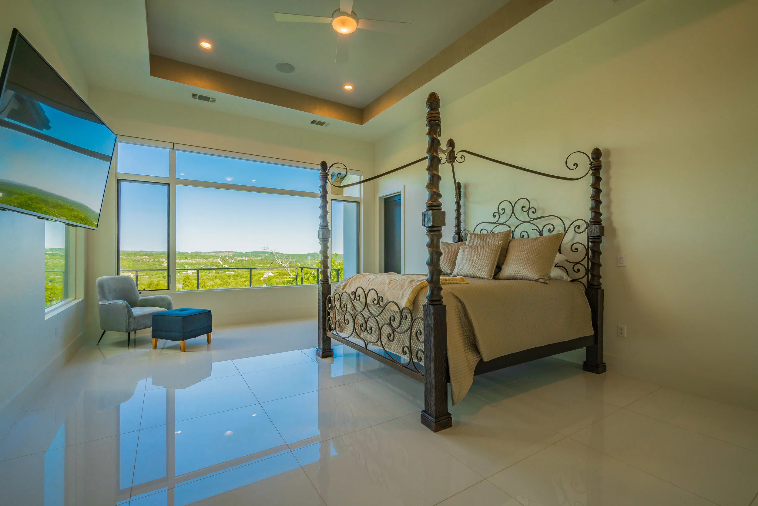 Contemporary Spicewood, Texas master bedroom.jpg