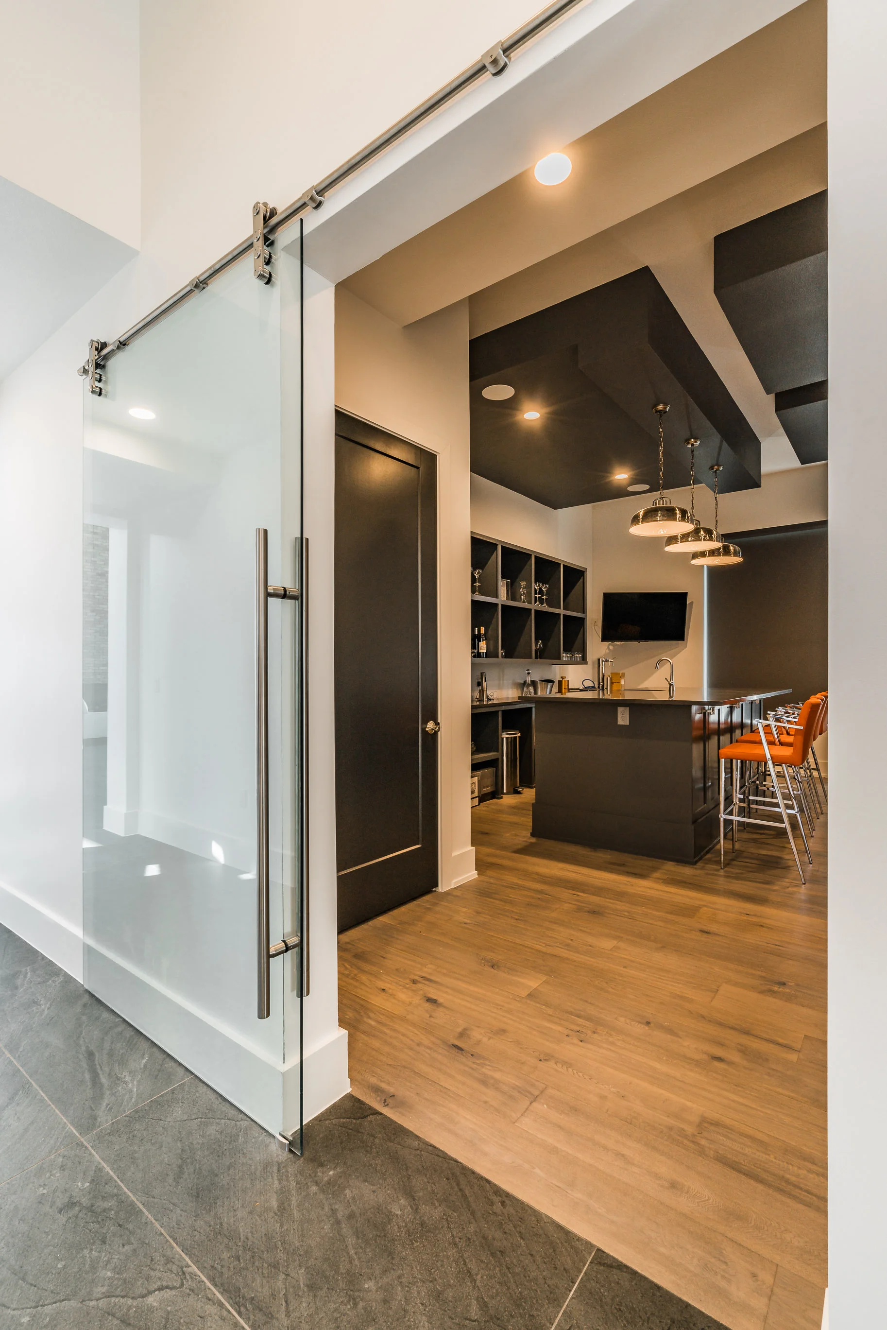 Contemporary Spicewood, Texas den.jpg