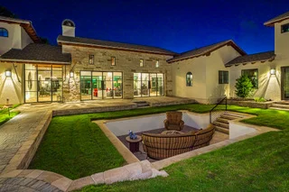 Lake Austin Resort Luxury courtyard at dusk.jpeg