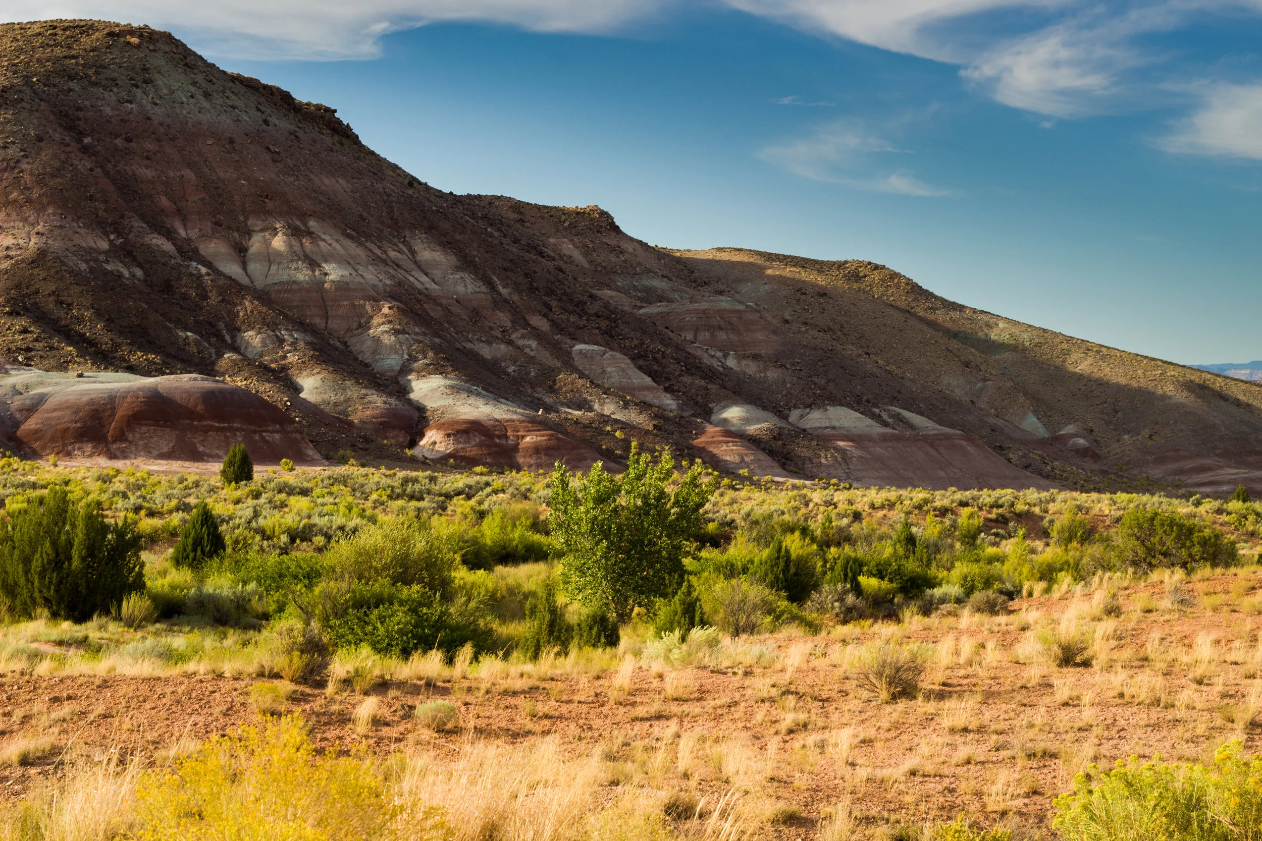 The landscape you see here represents over 200 million years of geologic history here in Southeast Utah!