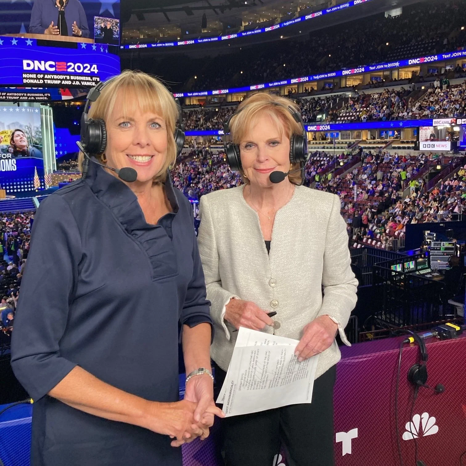 Mary Ann Ahern & Carol Marin
