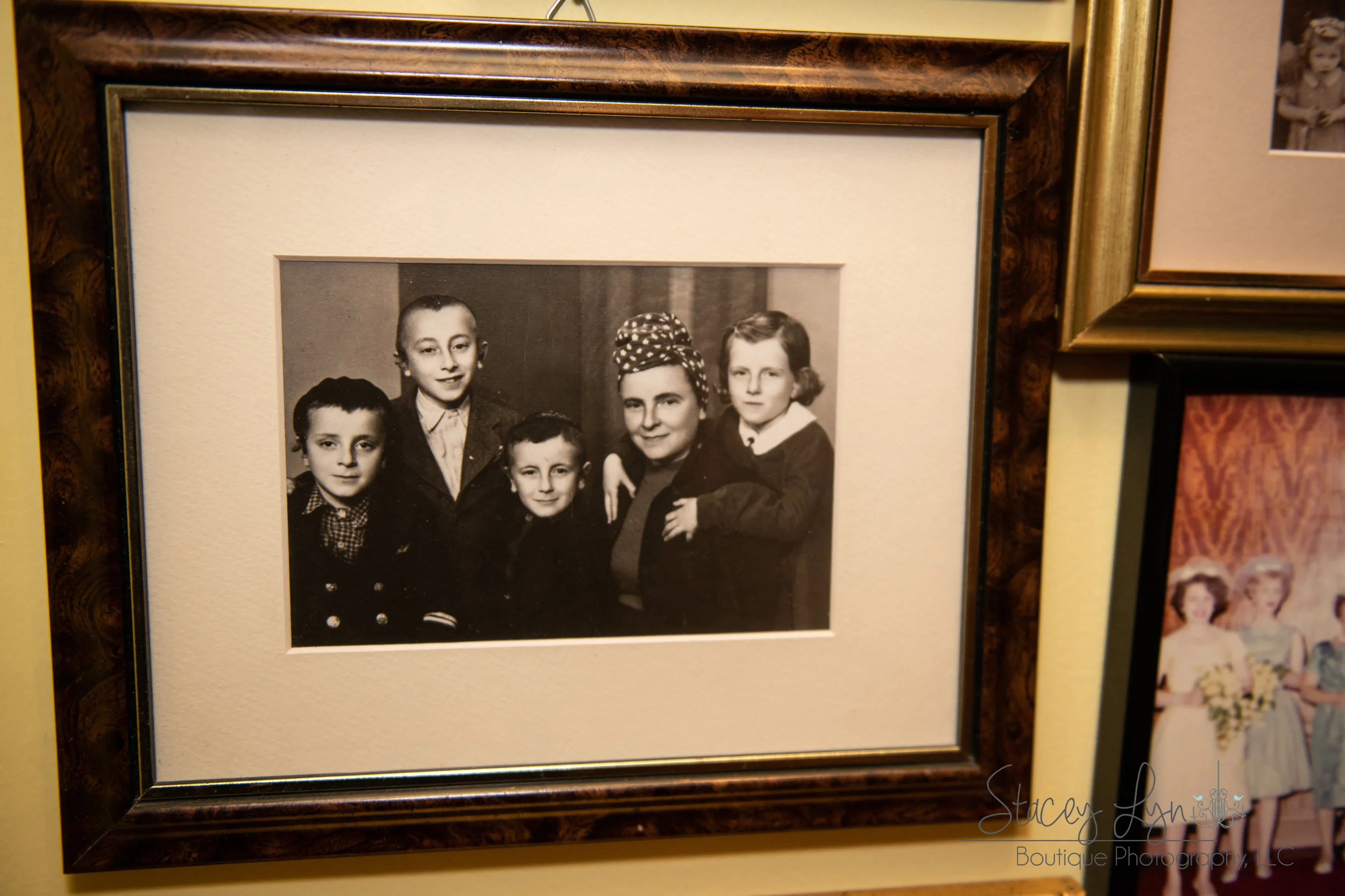 Judah Samet’s family after surviving the Holocaust. (Judah, far left)