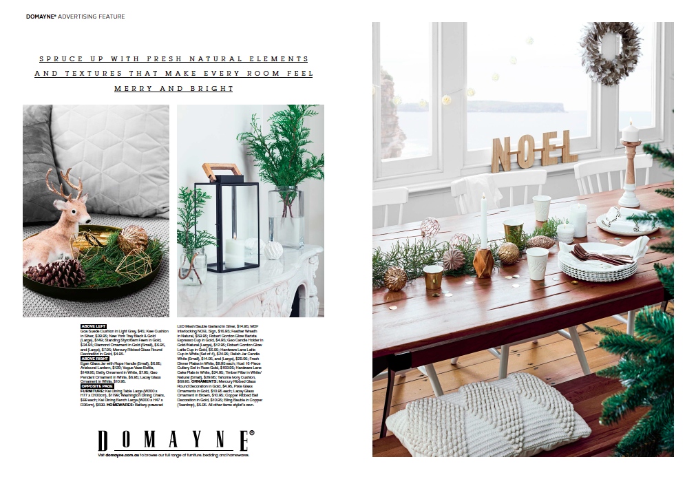 Pacific Magazines - Domayne Advertorial