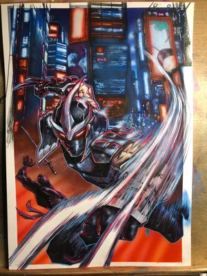 Alberto J. Alburquerque | Shredder #7 Cover | Geoff M Art Sales