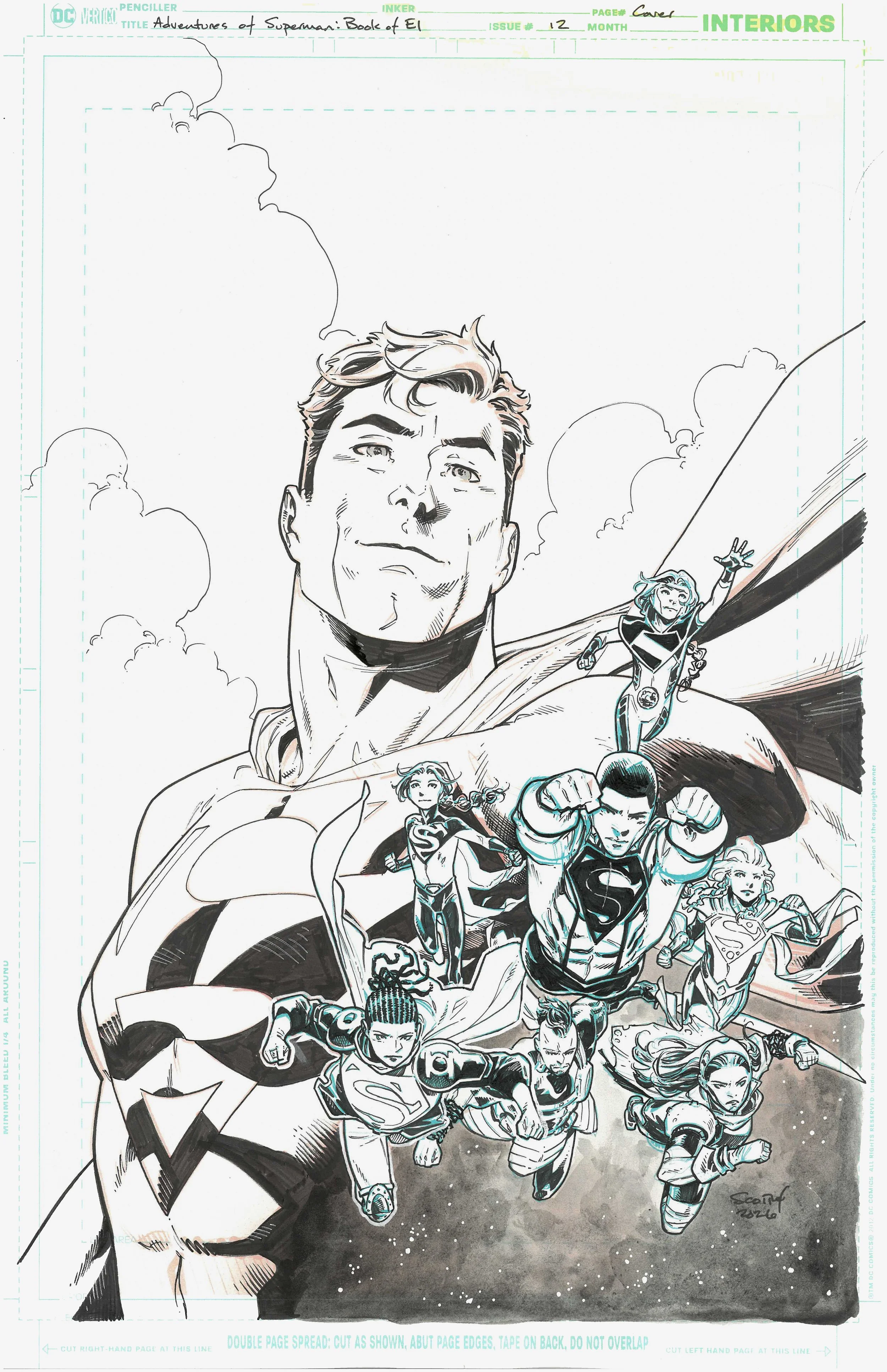 Adventures of Superman: Book of El #12 Cover