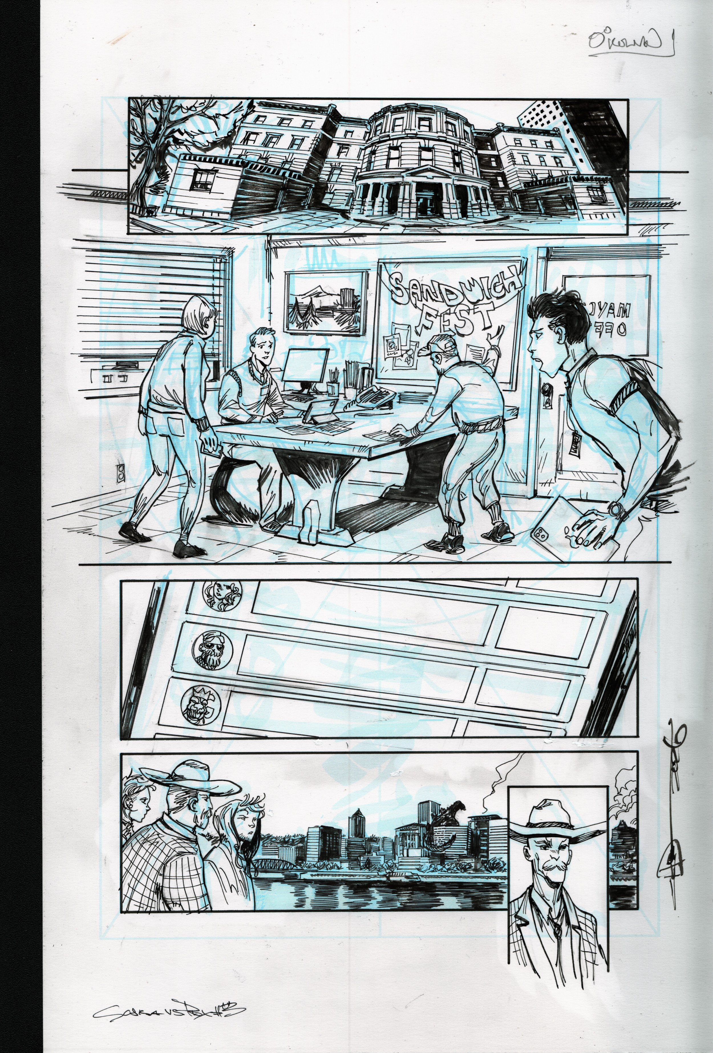 Godzilla vs America: Portland page 3