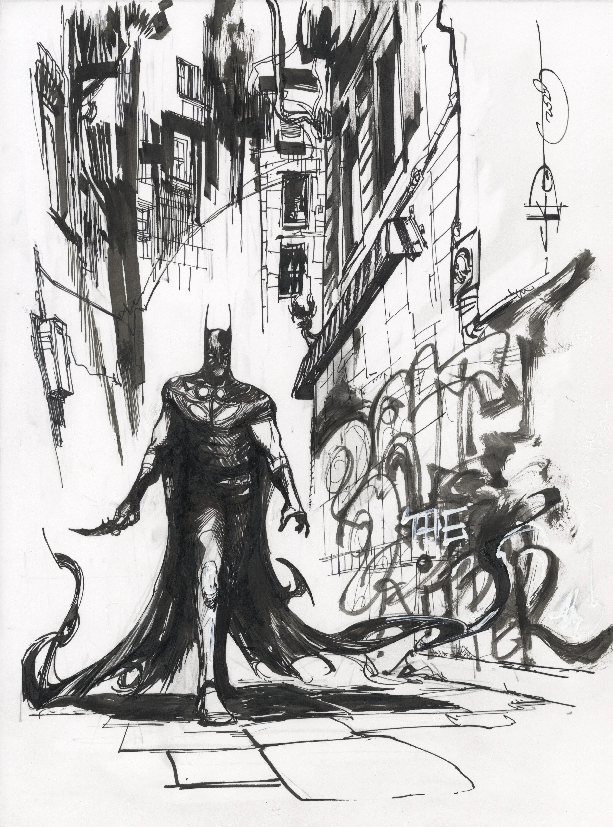 Eryk Donovan Sketches - 9 x 12"
