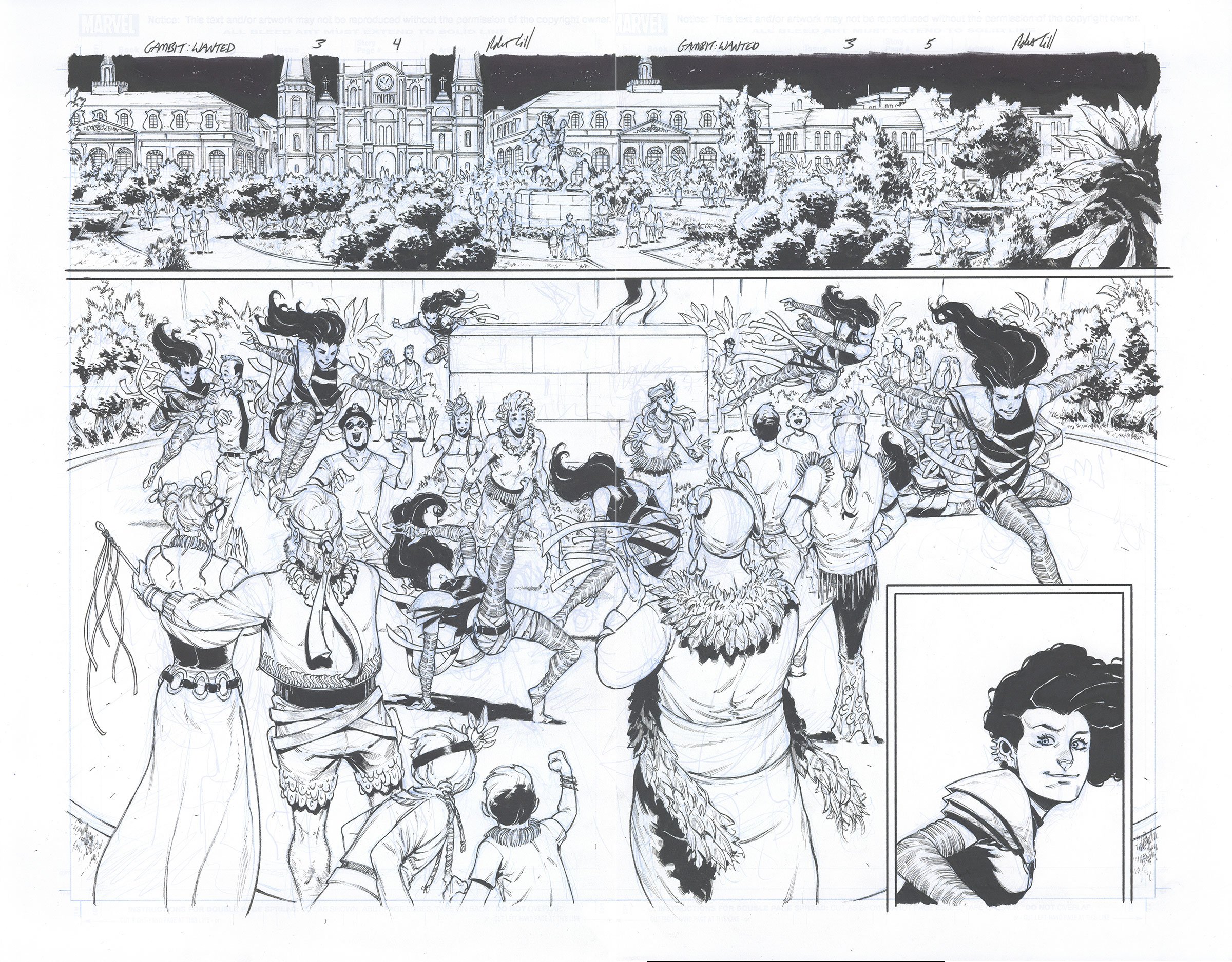 Gambit: Wanted #3, Pages 4-5