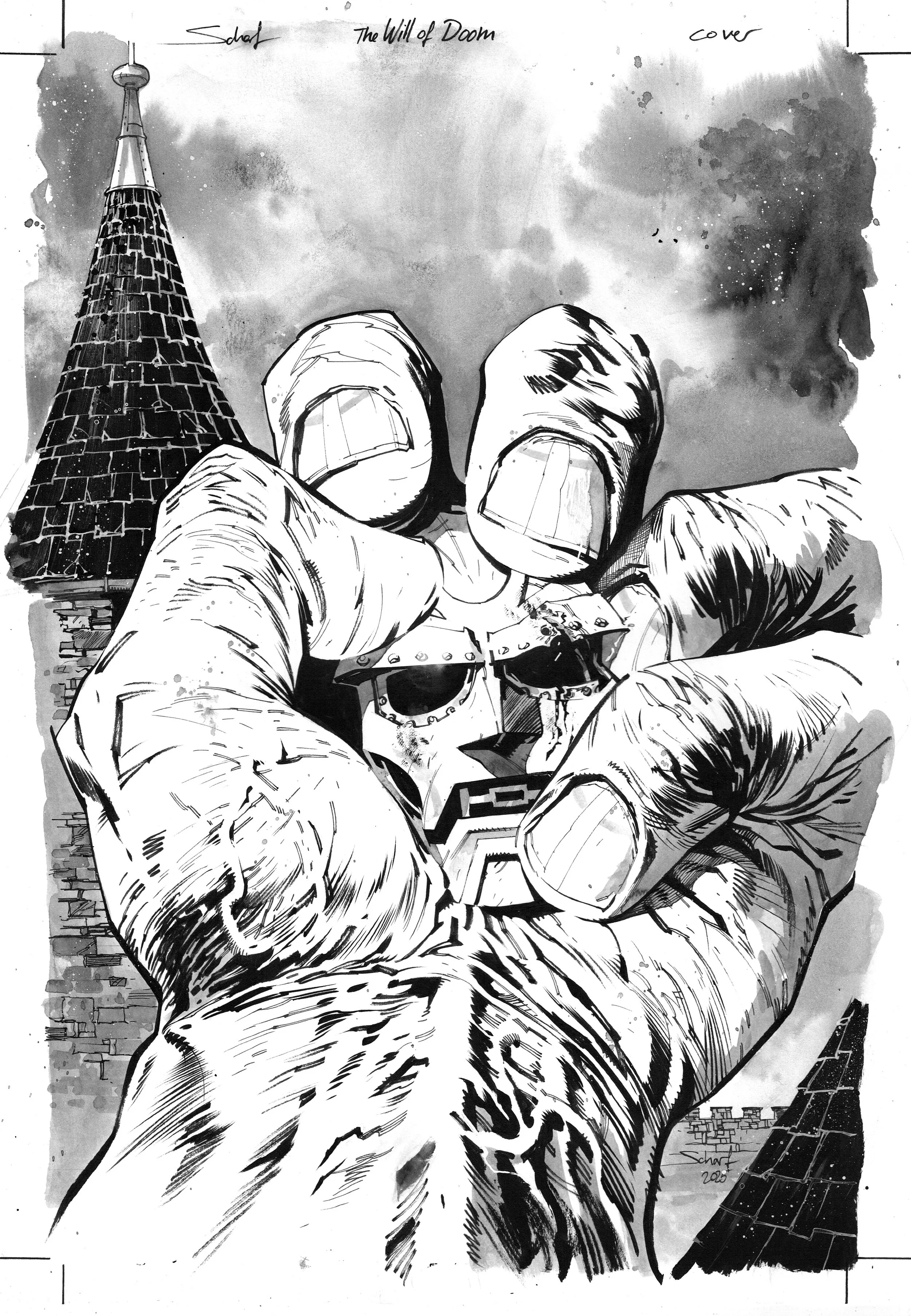 WILL OF DOOM #1 VARIANT COVER Comic Art