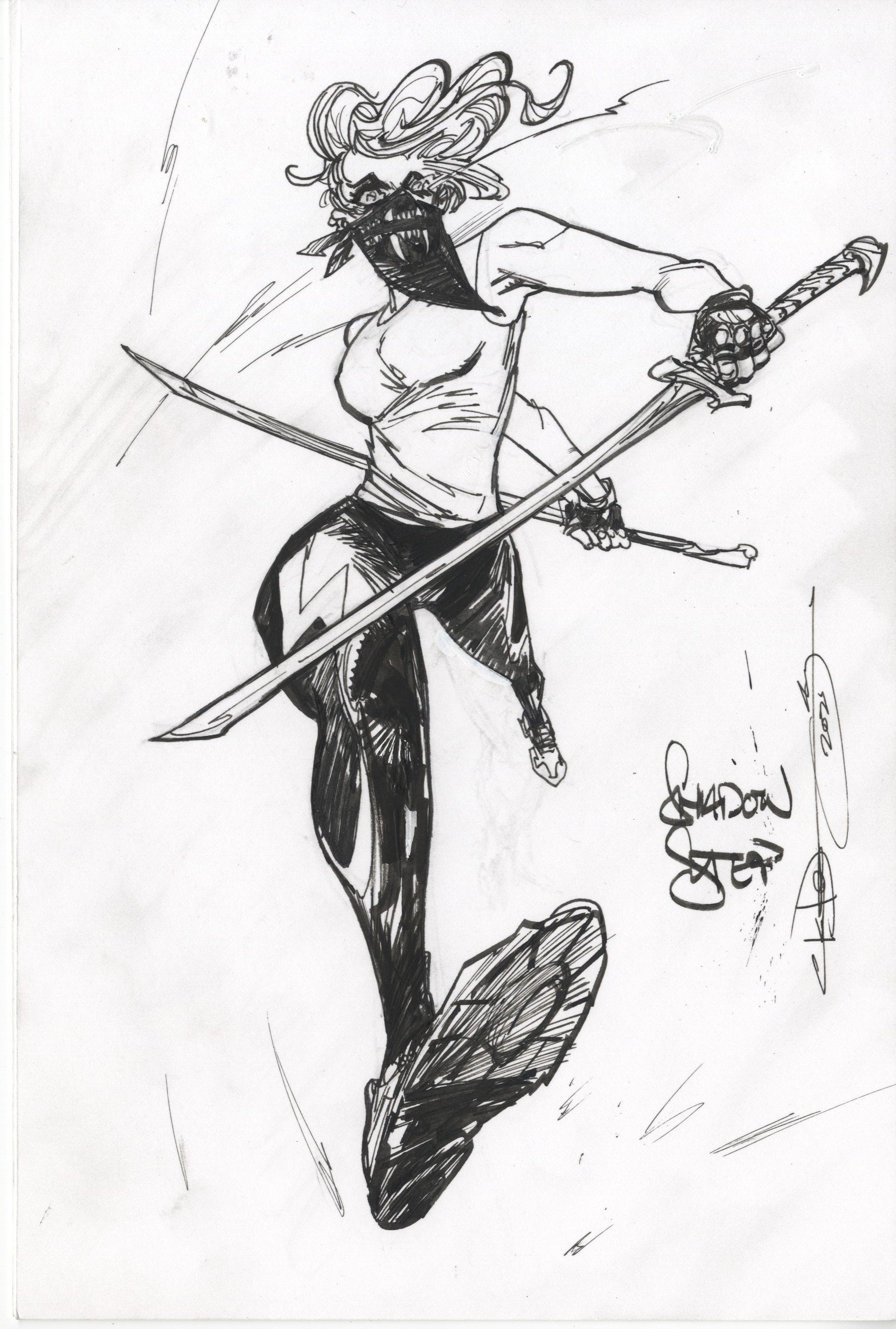 Eryk Donovan Sketches - 6 x 9"