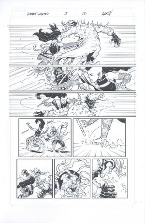 Robert Gill | Gambit: Wanted #3, Page 12 | Geoff M Art Sales