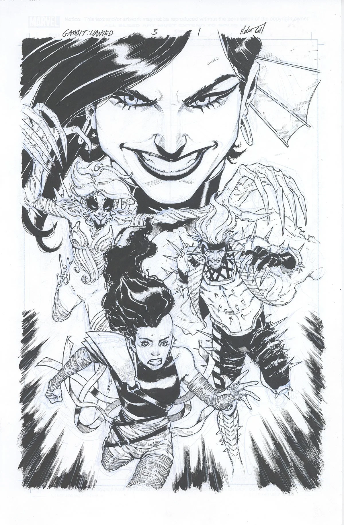 Gambit: Wanted #3, Page 1