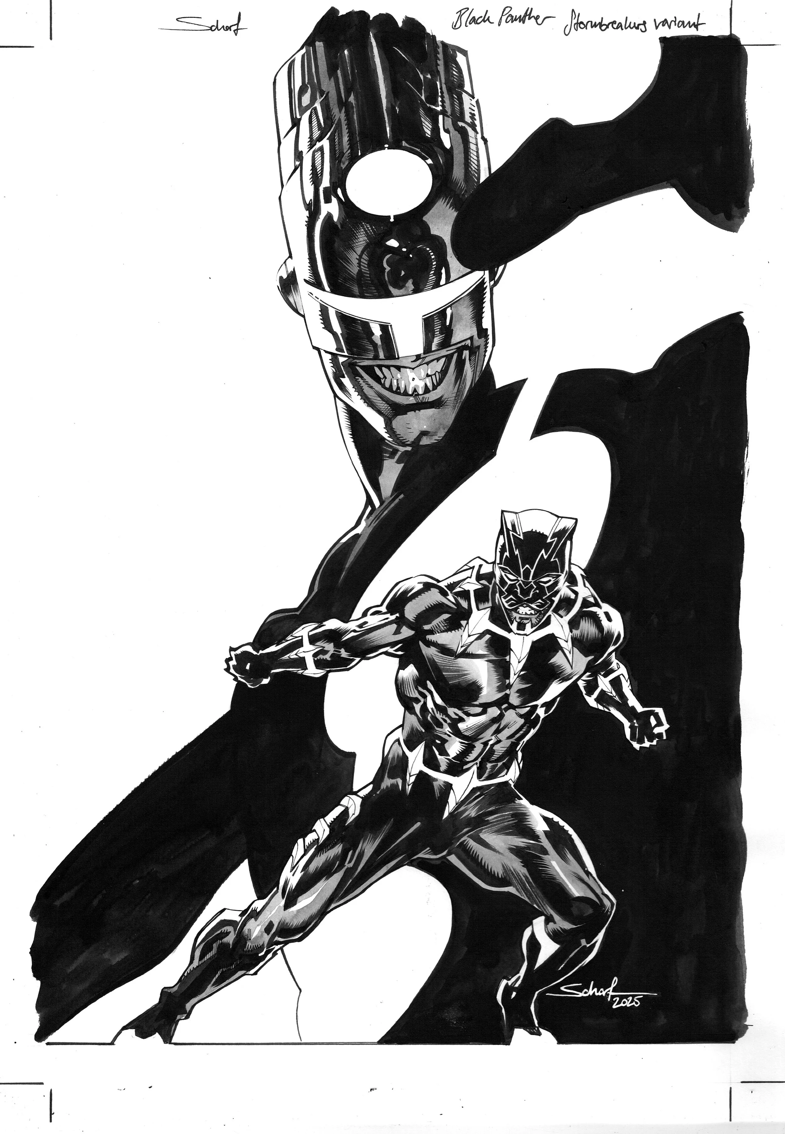 Ultimate Endgame #3 Black Panther Variant Cover