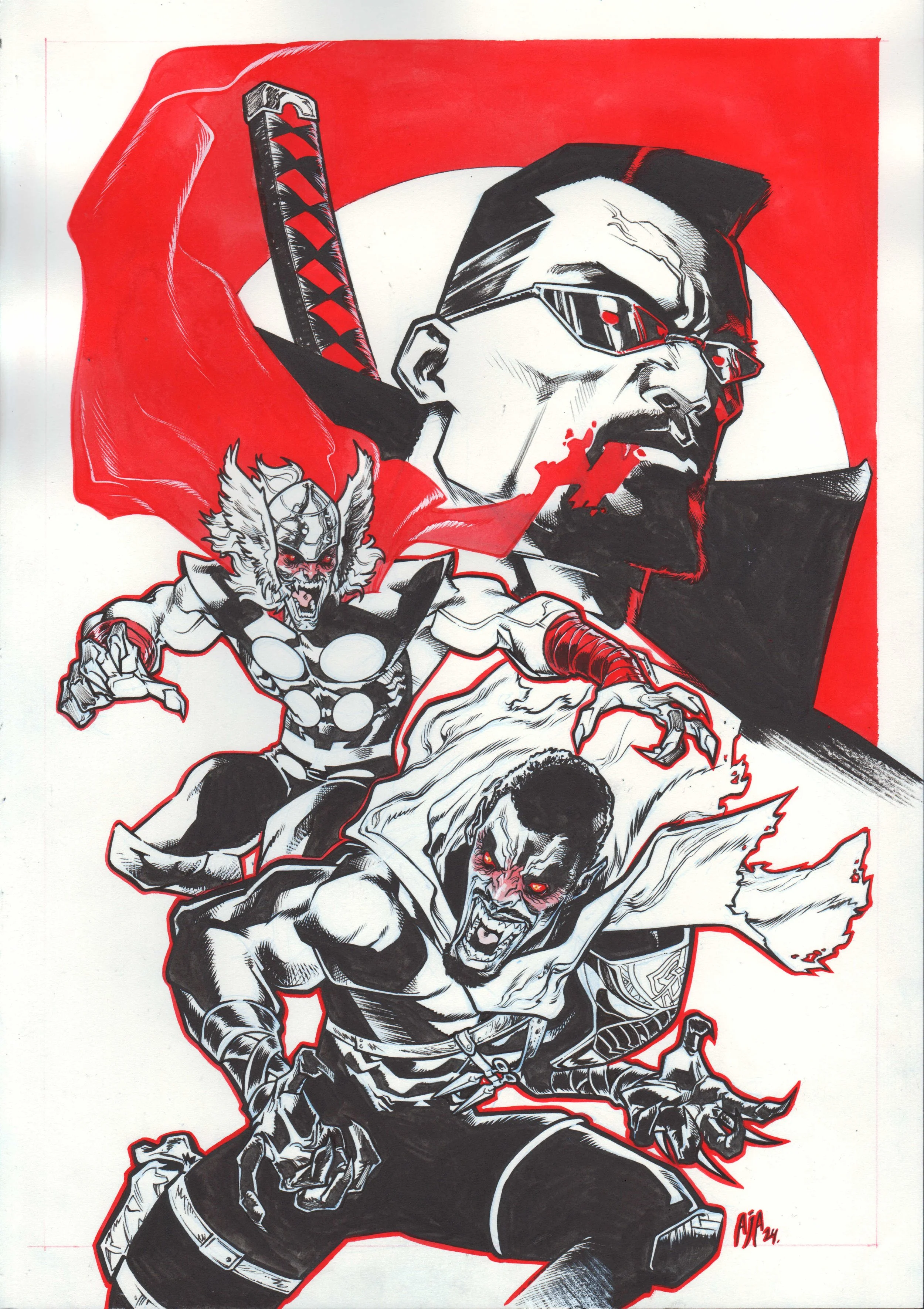 Blood Hunt Illustration