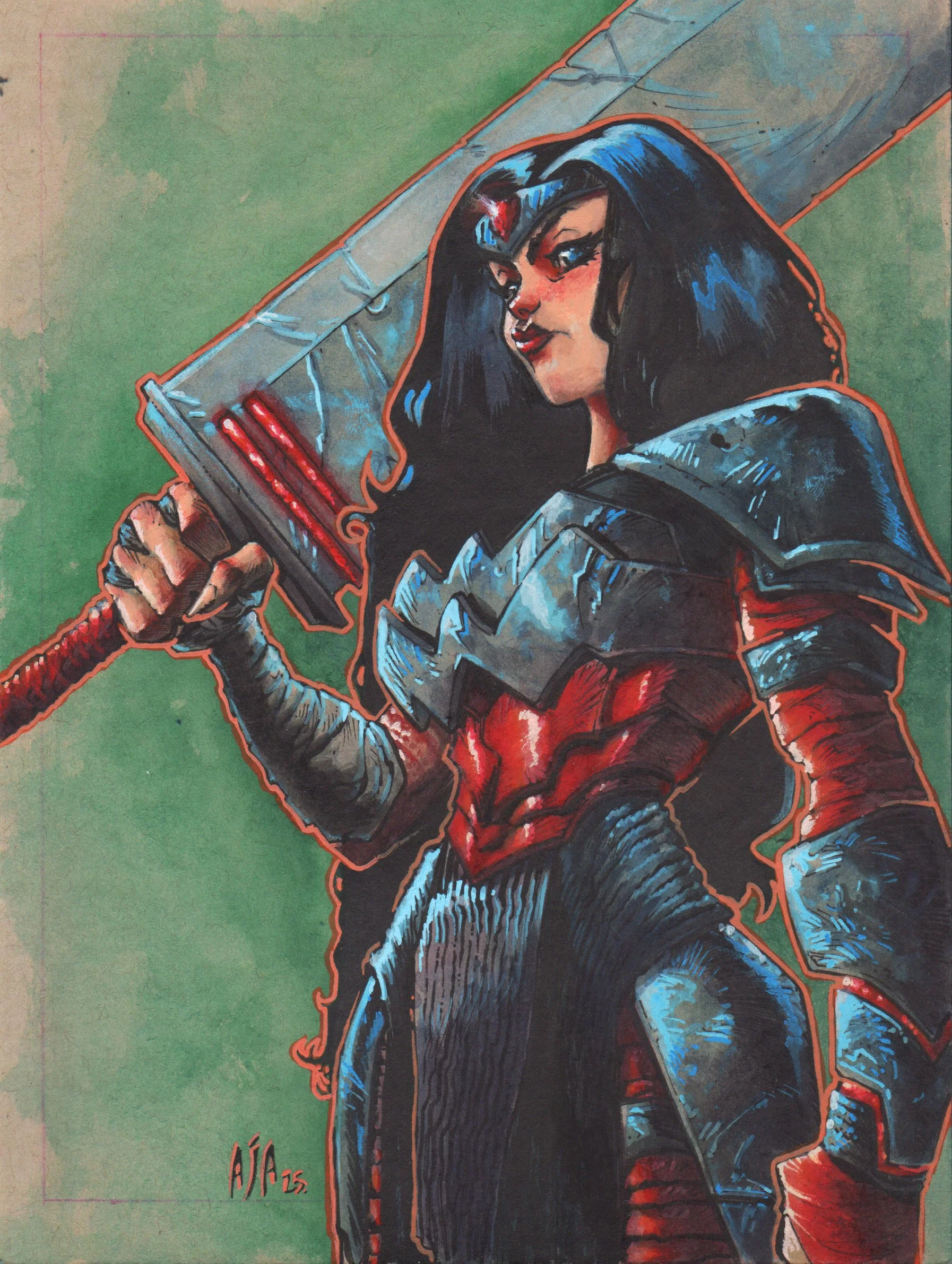 Absolute Wonder Woman Illustration